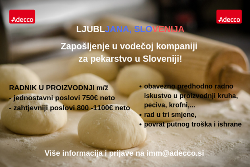 Radnik u proizvodnji (m/ž) - ADECCO H.R. d.o.o. Radnik u proizvodnji (m/ž)