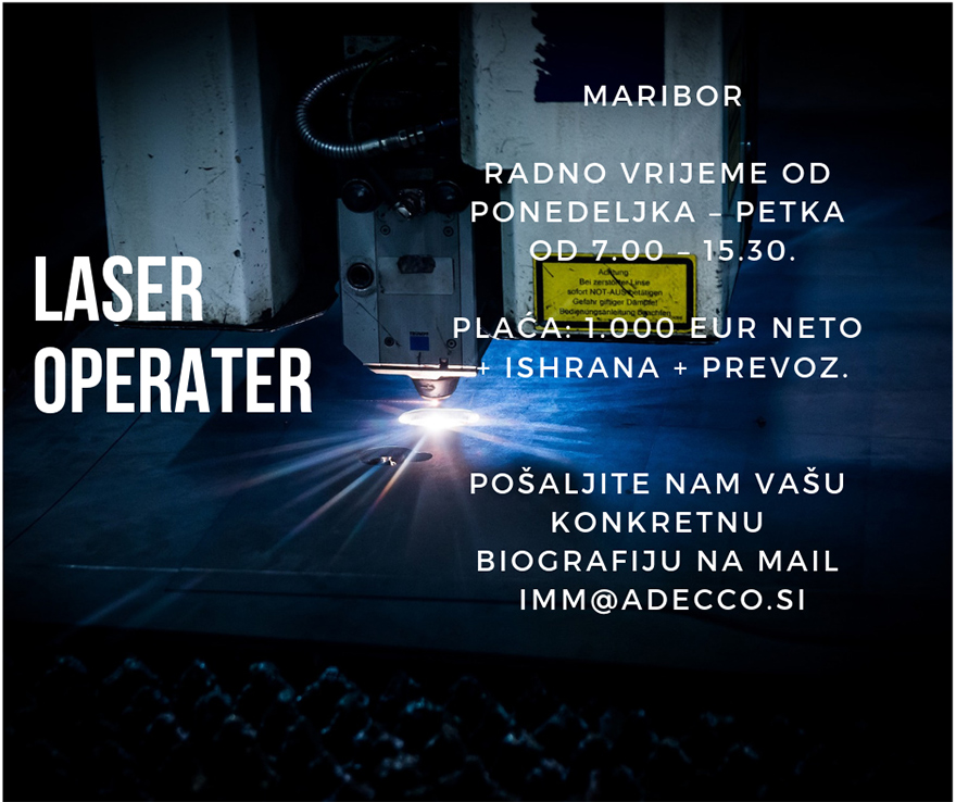 Laser operater (m/ž)