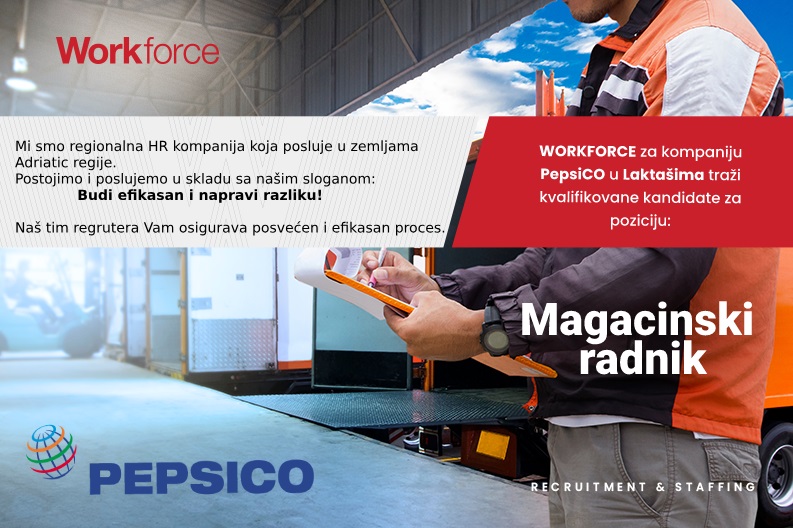 Magacinski radnik (m/ž) - Workforce Magacinski radnik (m/ž)