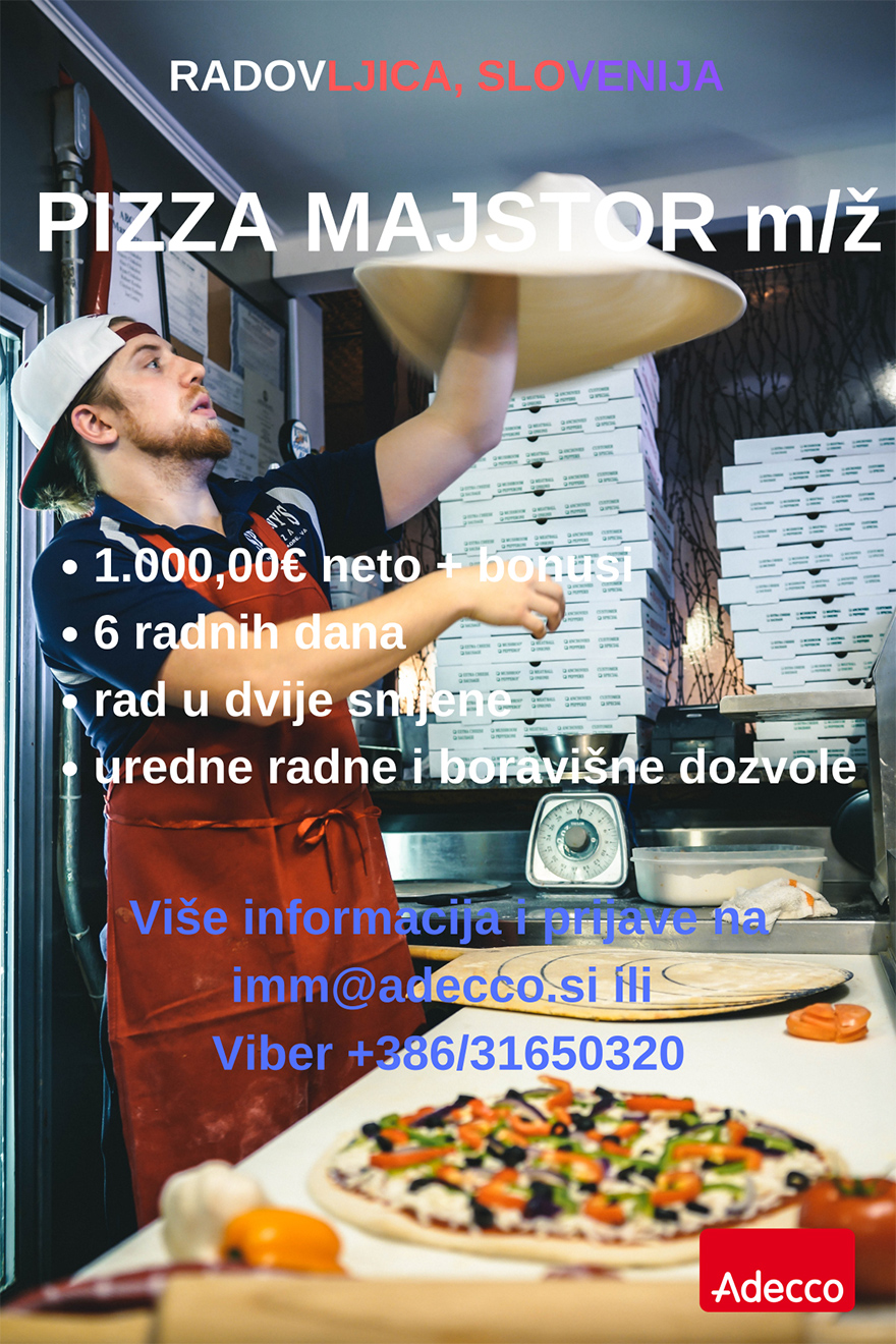 Pizza majstor (m/ž) - ADECCO H.R. d.o.o. Pizza majstor (m/ž)