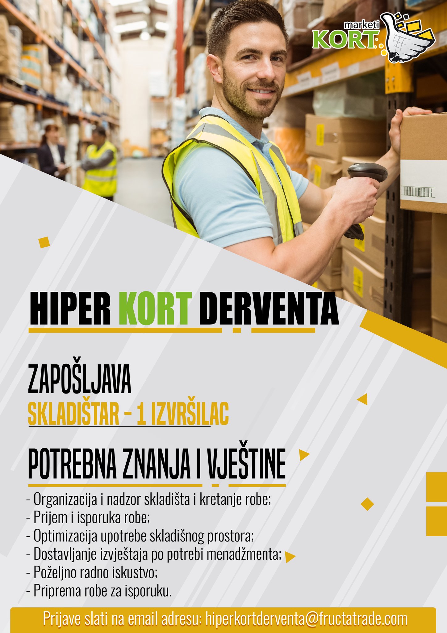 Skladištar (m/ž) - Fructa Trade d.o.o Skladištar (m/ž)