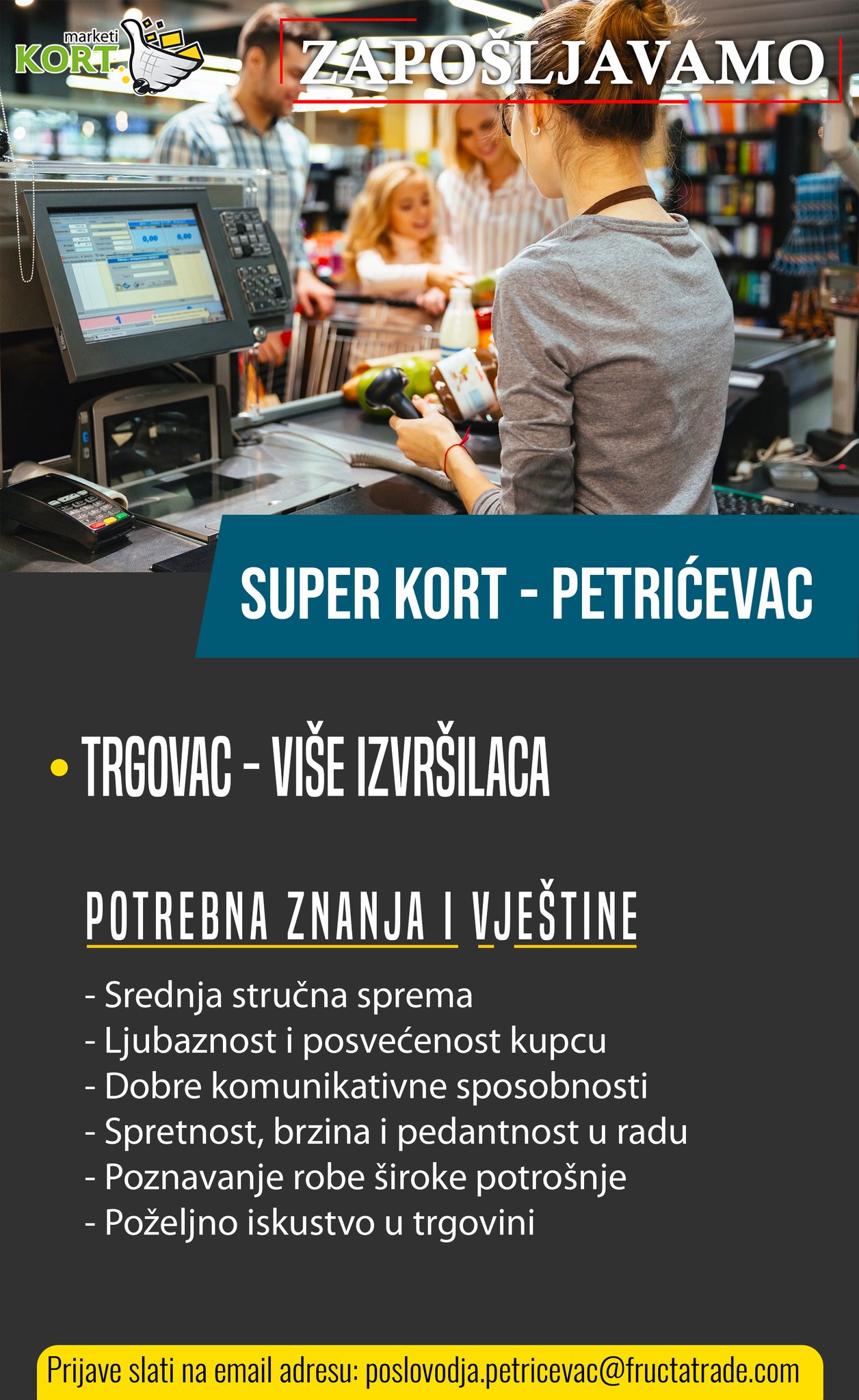 Trgovac (m/ž) - Fructa Trade d.o.o Trgovac (m/ž)
