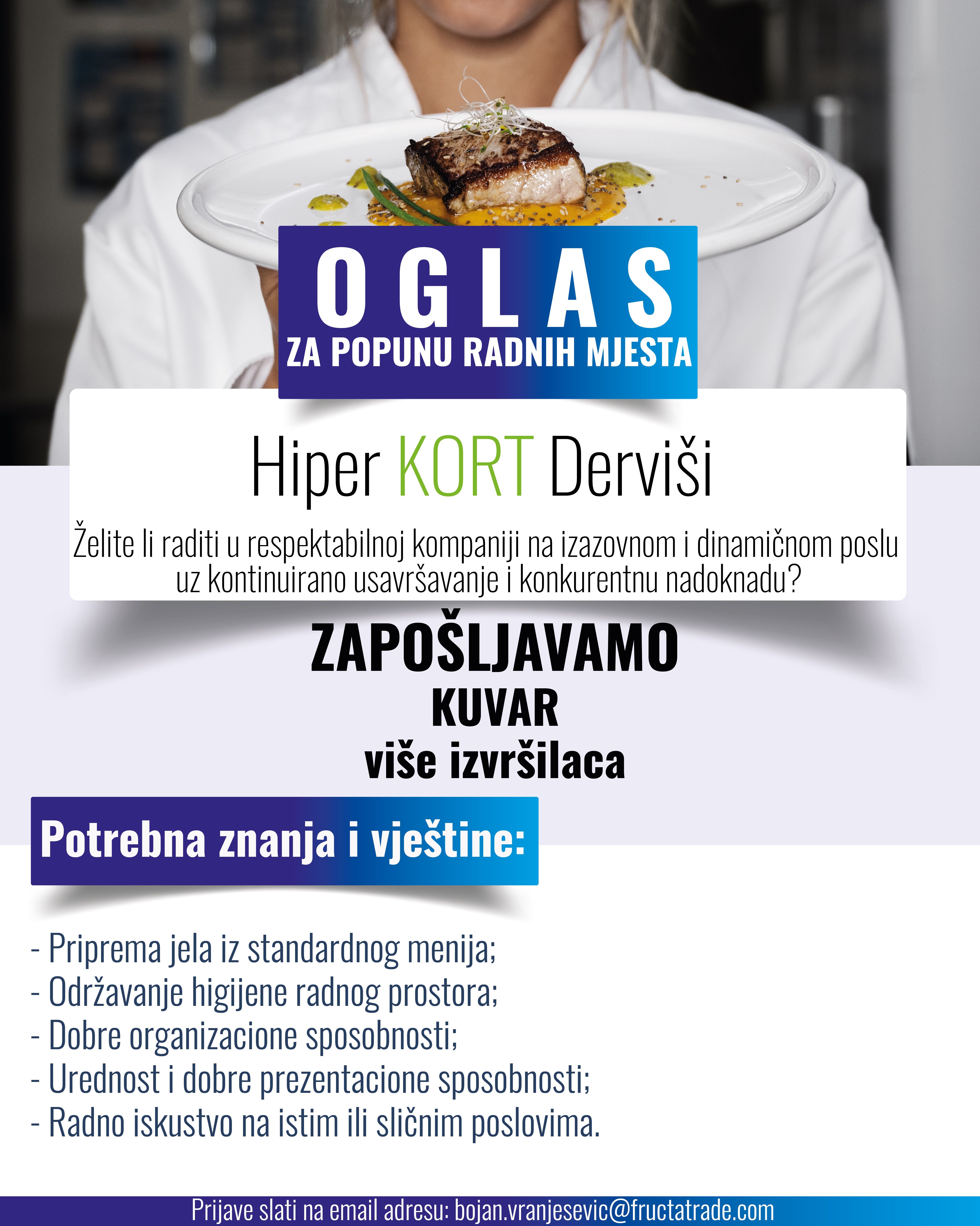 Kuvar (m/ž) - Fructa Trade d.o.o Kuvar (m/ž)