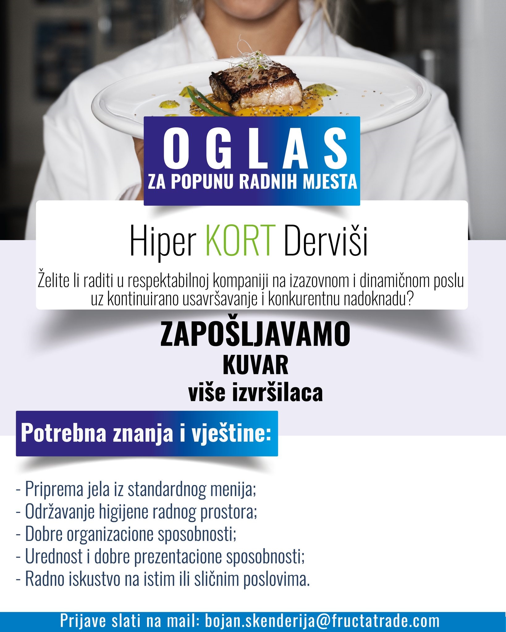 Kuvar (m/ž) - Fructa Trade d.o.o Kuvar (m/ž)