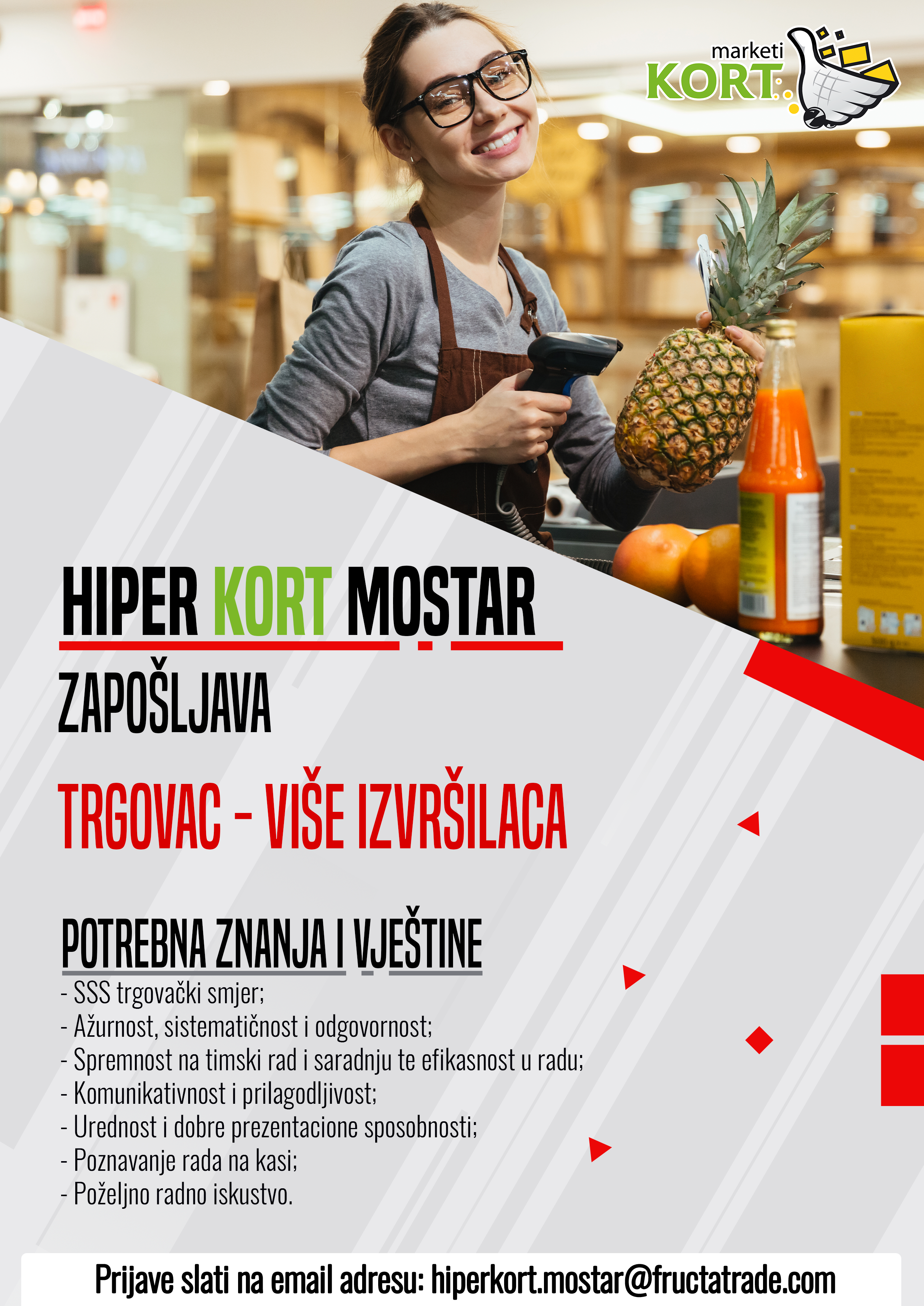 Trgovac (m/ž) - Fructa Trade d.o.o Trgovac (m/ž)