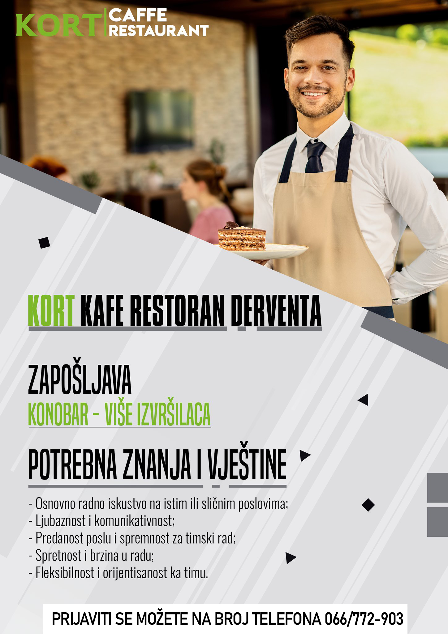 Konobar (m/ž) - Fructa Trade d.o.o Konobar (m/ž)