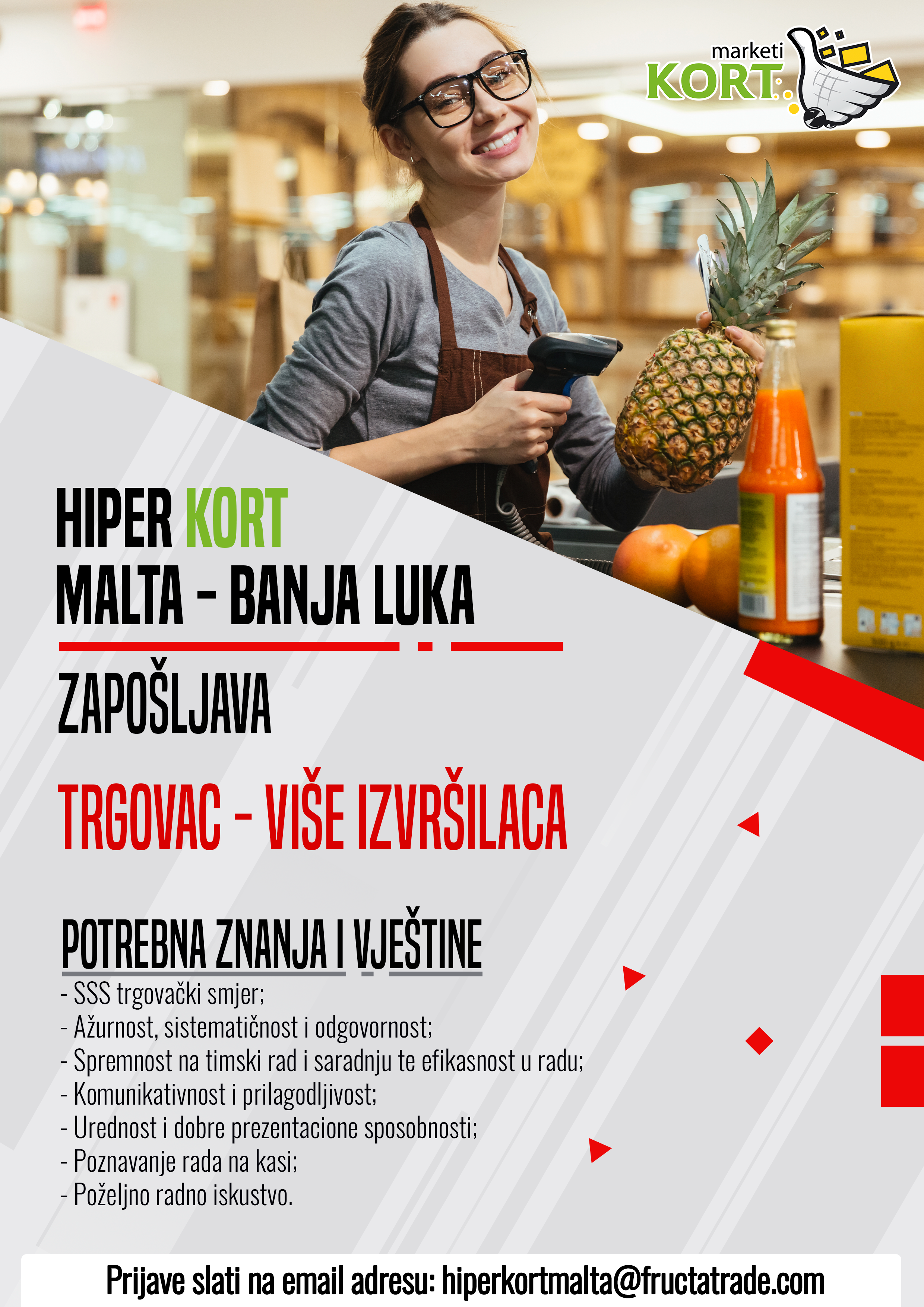 Trgovac (m/ž) - Fructa Trade d.o.o Trgovac (m/ž)