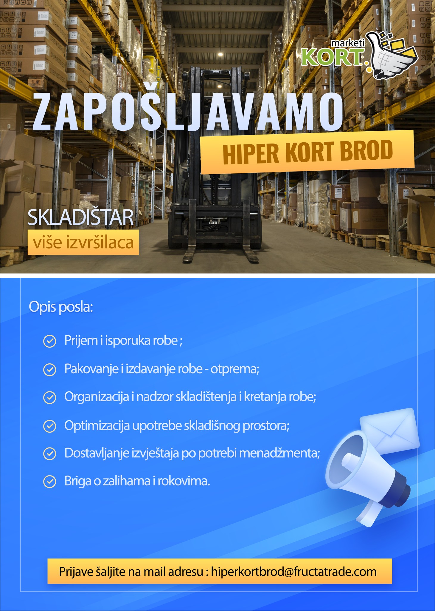 Skladištar (m/ž) - Fructa Trade d.o.o Skladištar (m/ž)