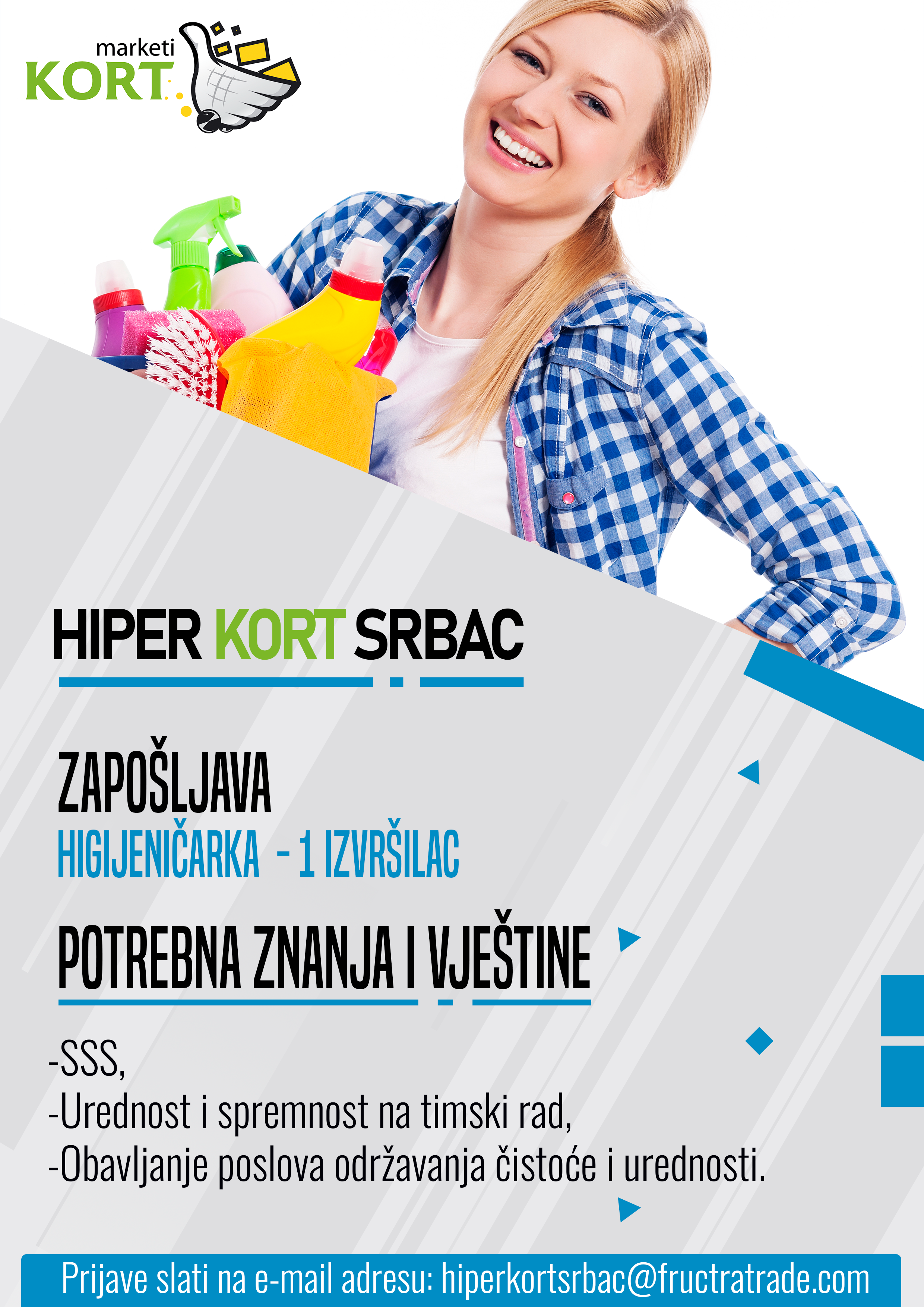 Higijeničar (m/ž) - Fructa Trade d.o.o Higijeničar (m/ž)