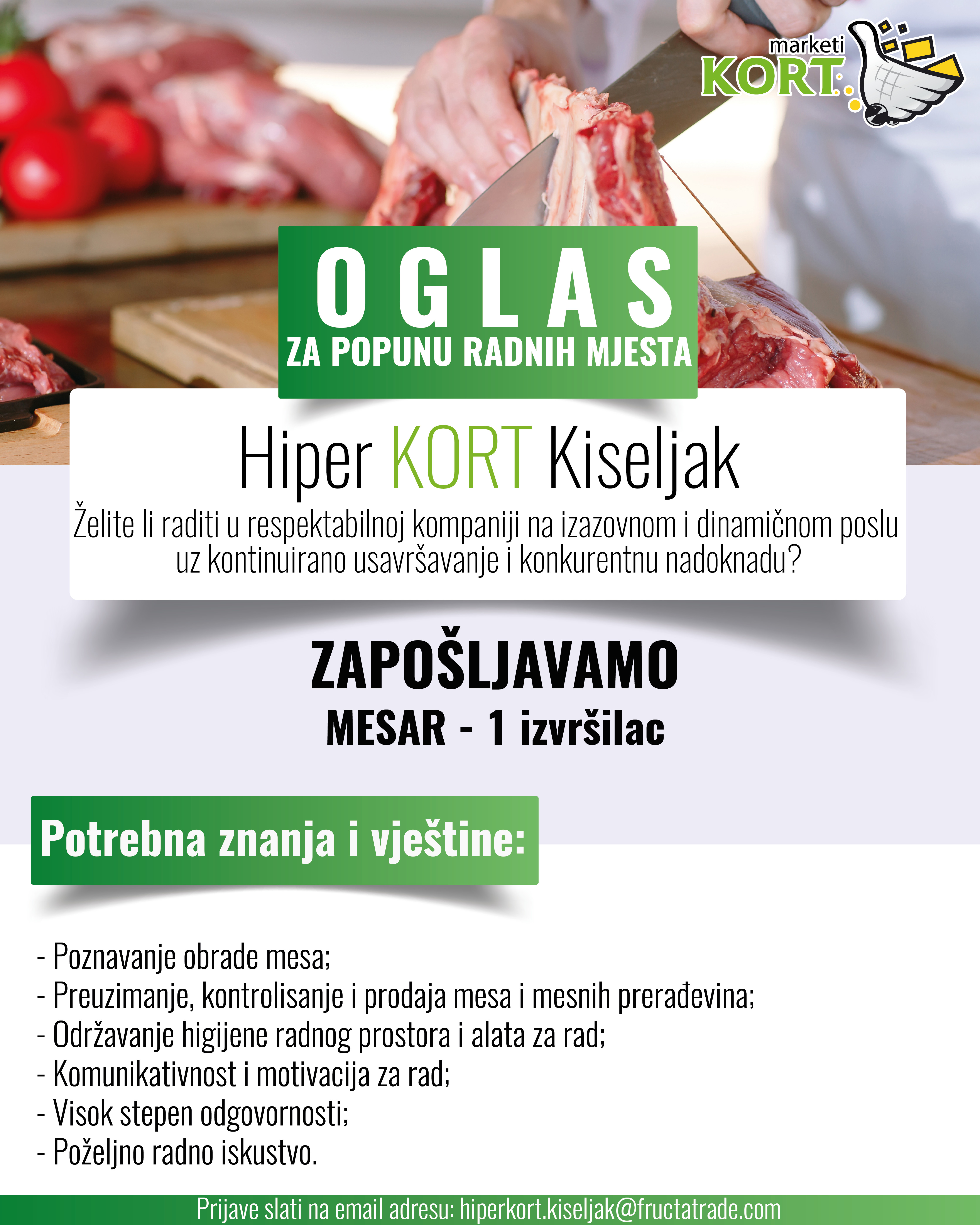 Mesar (m/ž) - Fructa Trade d.o.o Mesar (m/ž)