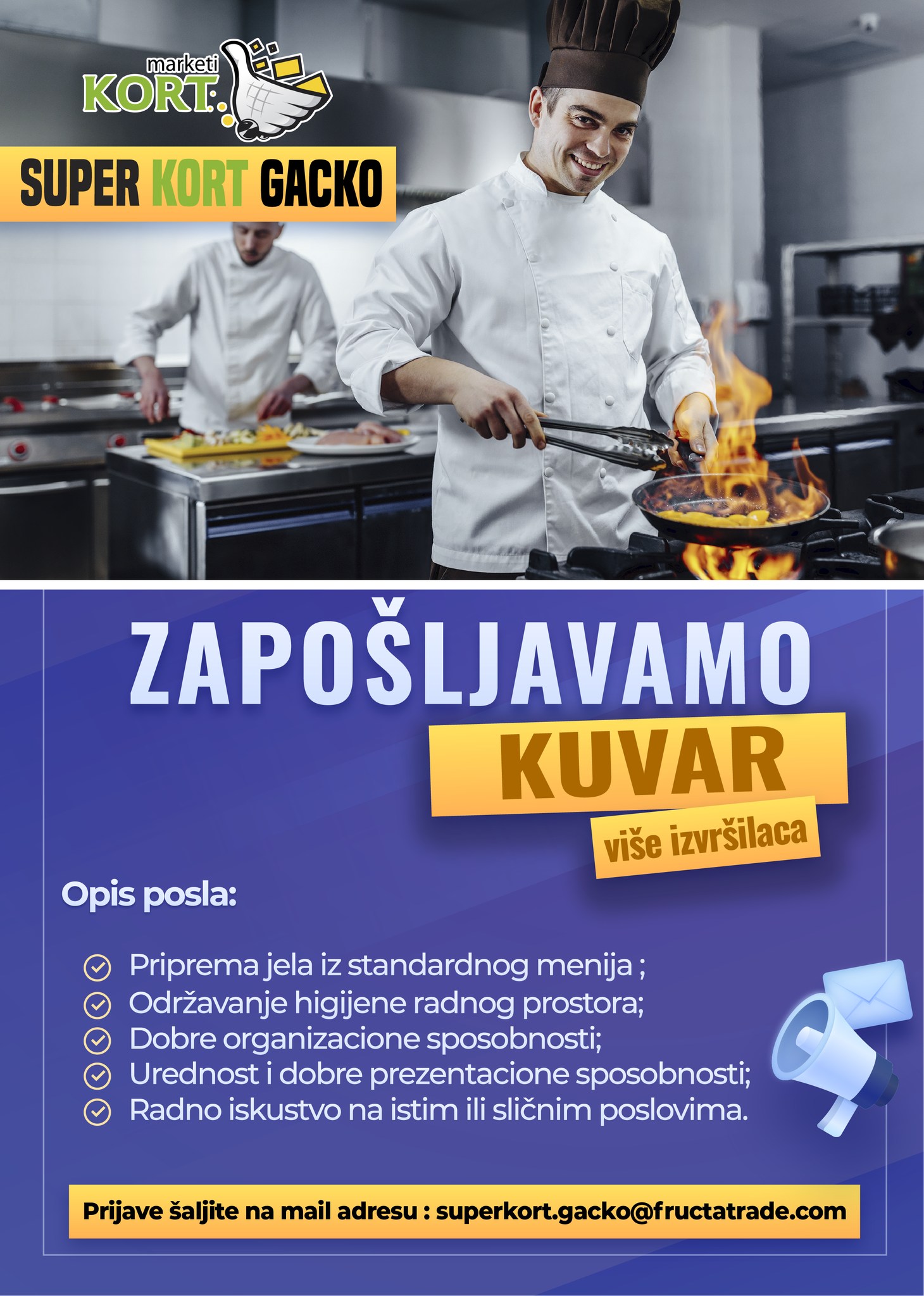 Kuvar (m/ž) - Fructa Trade d.o.o Kuvar (m/ž)