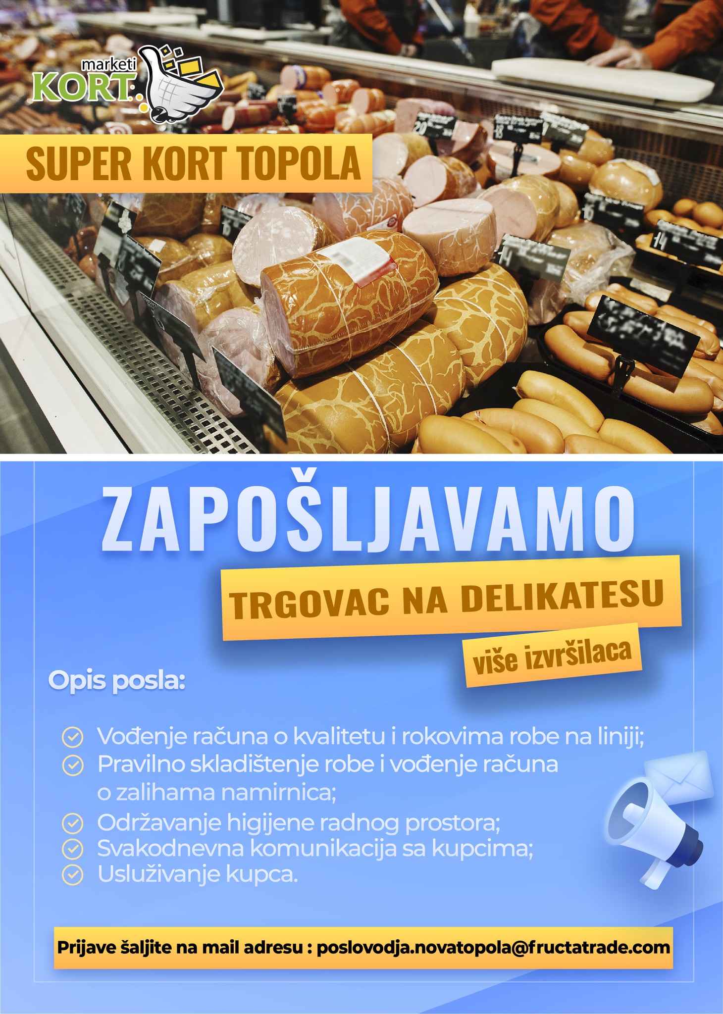 Trgovac na delikatesu (m/ž)