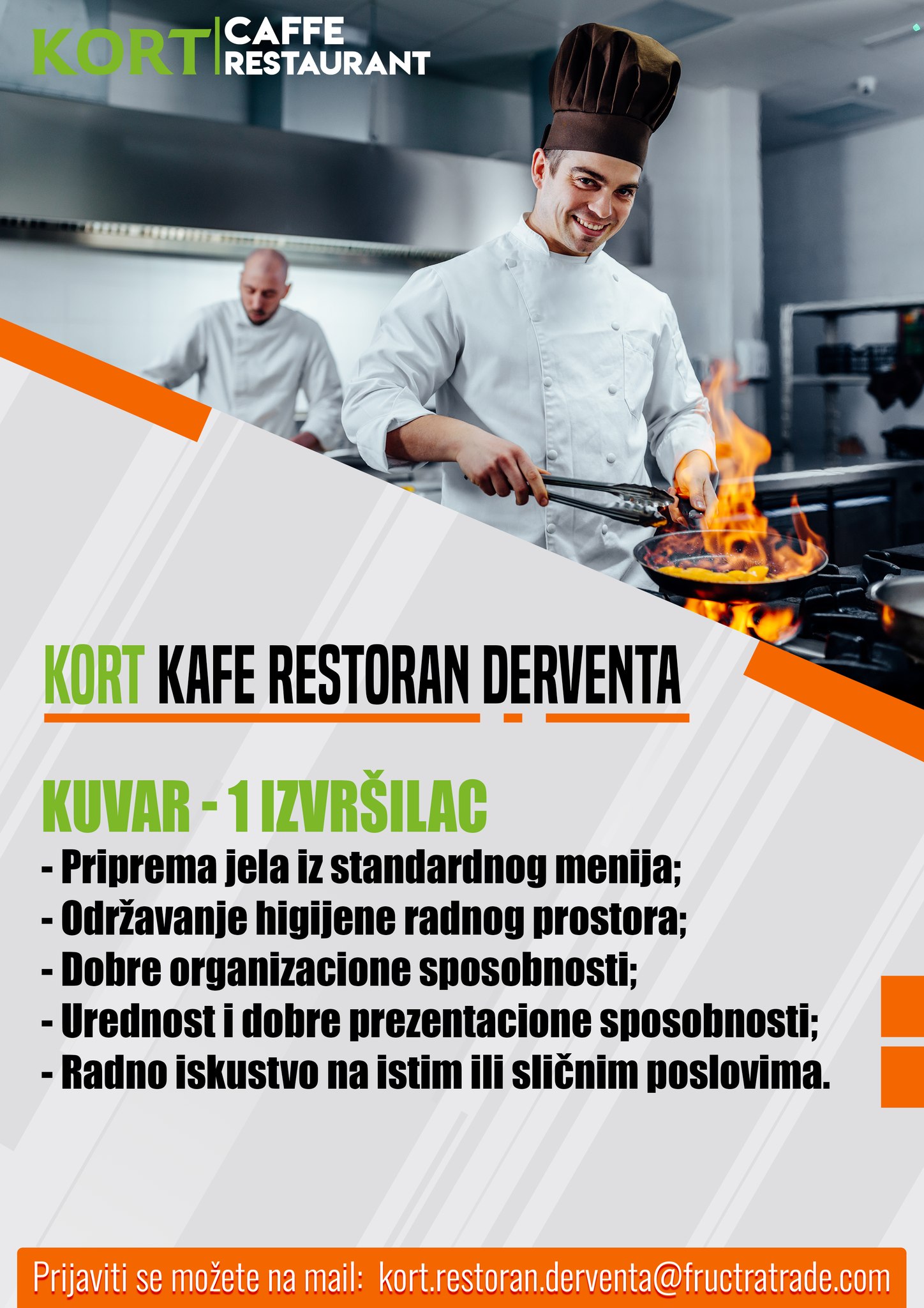 Kuvar (m/ž) - Fructa Trade d.o.o Kuvar (m/ž)