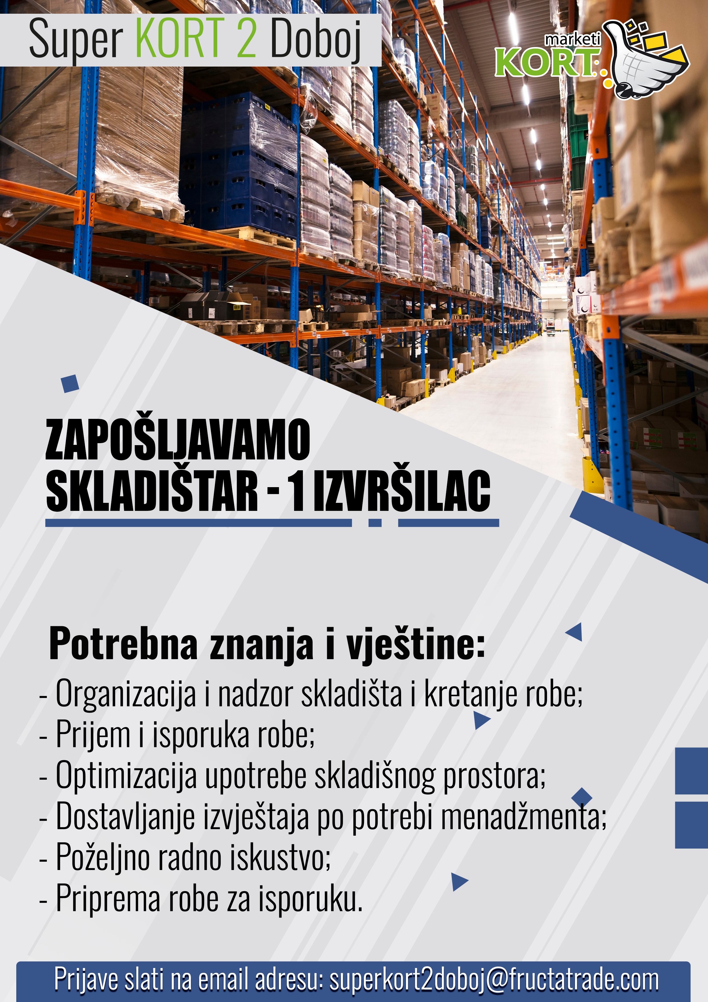 Skladištar (m/ž) - Fructa Trade d.o.o Skladištar (m/ž)