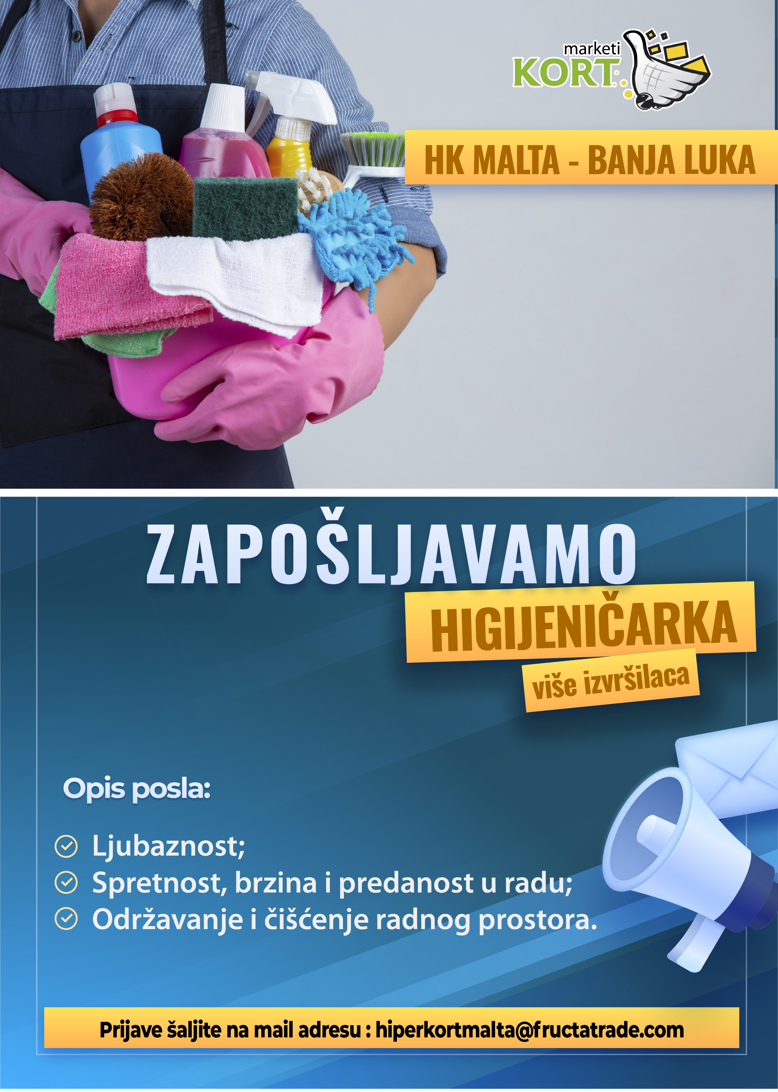 Higijeničar (m/ž) - Fructa Trade d.o.o Higijeničar (m/ž)