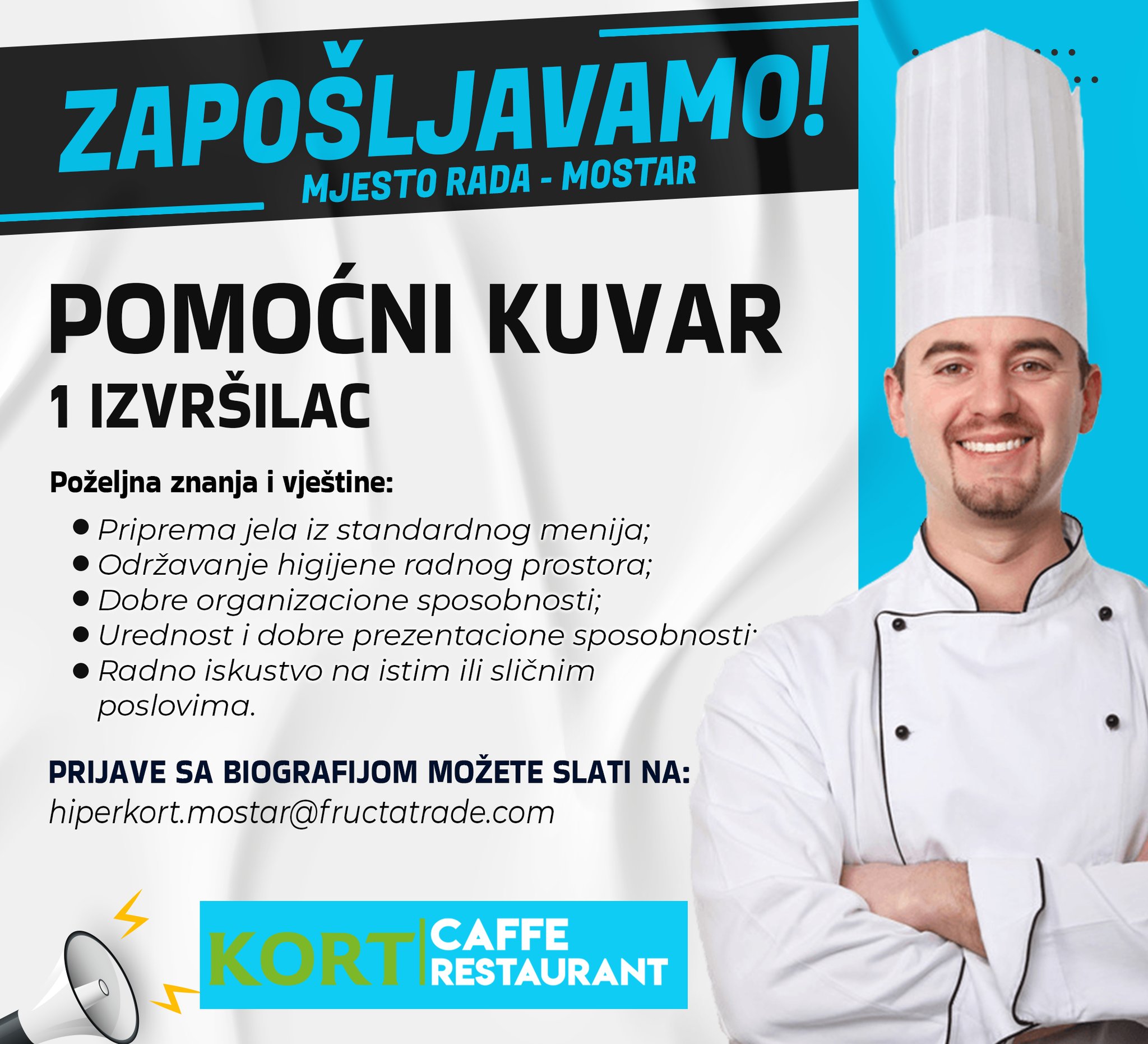 Kuvar (m/ž) - Fructa Trade d.o.o Kuvar (m/ž)