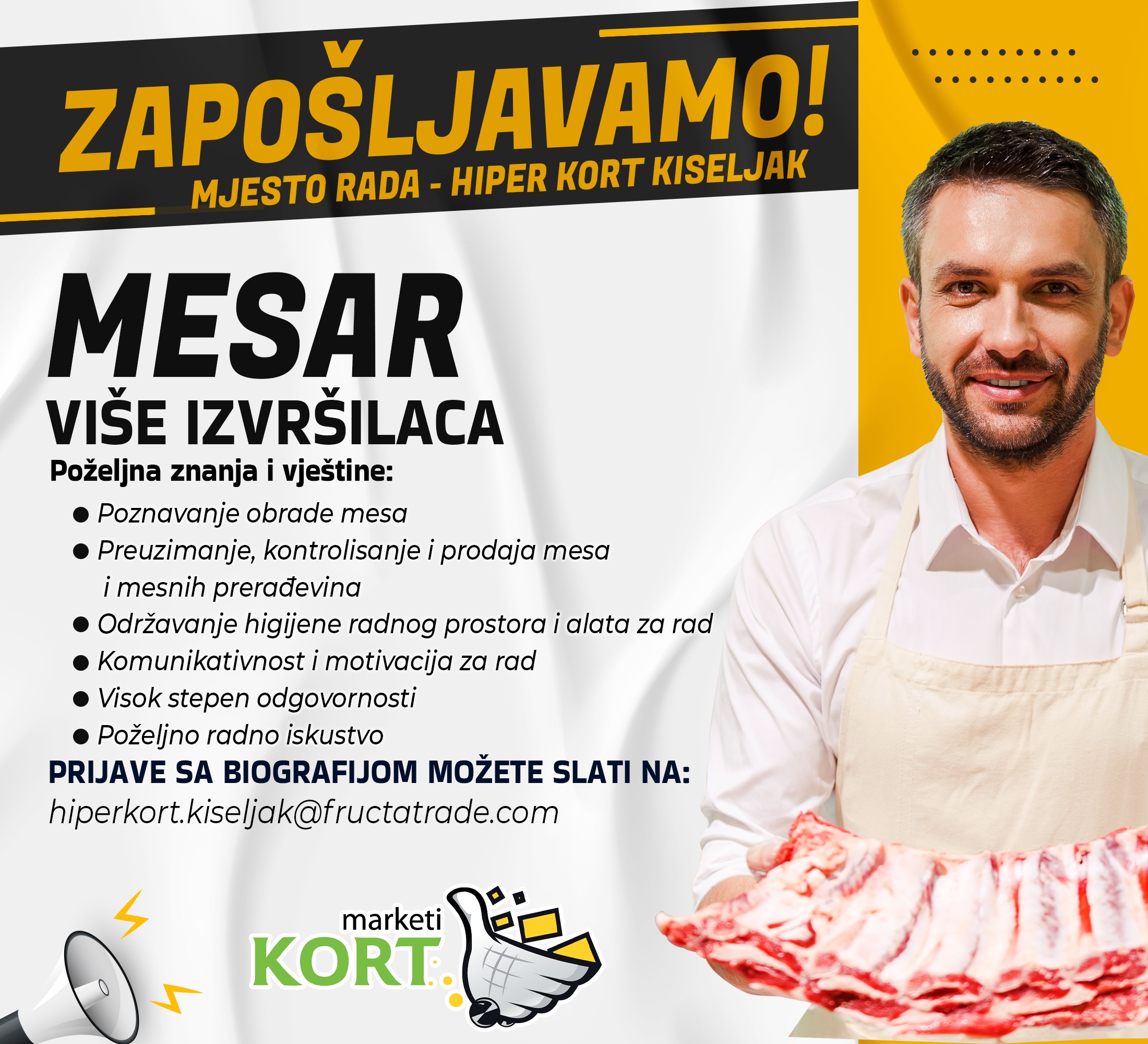 Mesar (m/ž) - Fructa Trade d.o.o Mesar (m/ž)