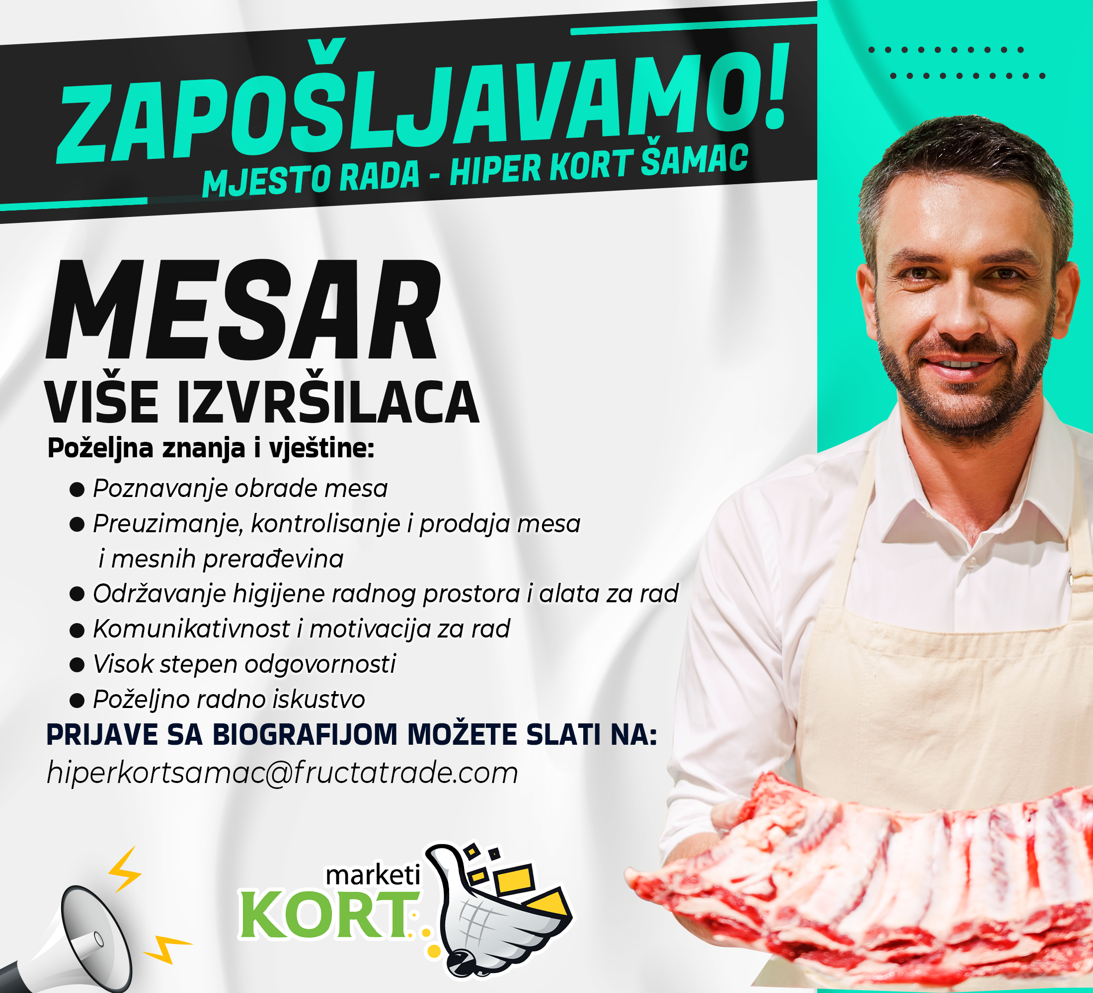 Mesar (m/ž) - Fructa Trade d.o.o Mesar (m/ž)