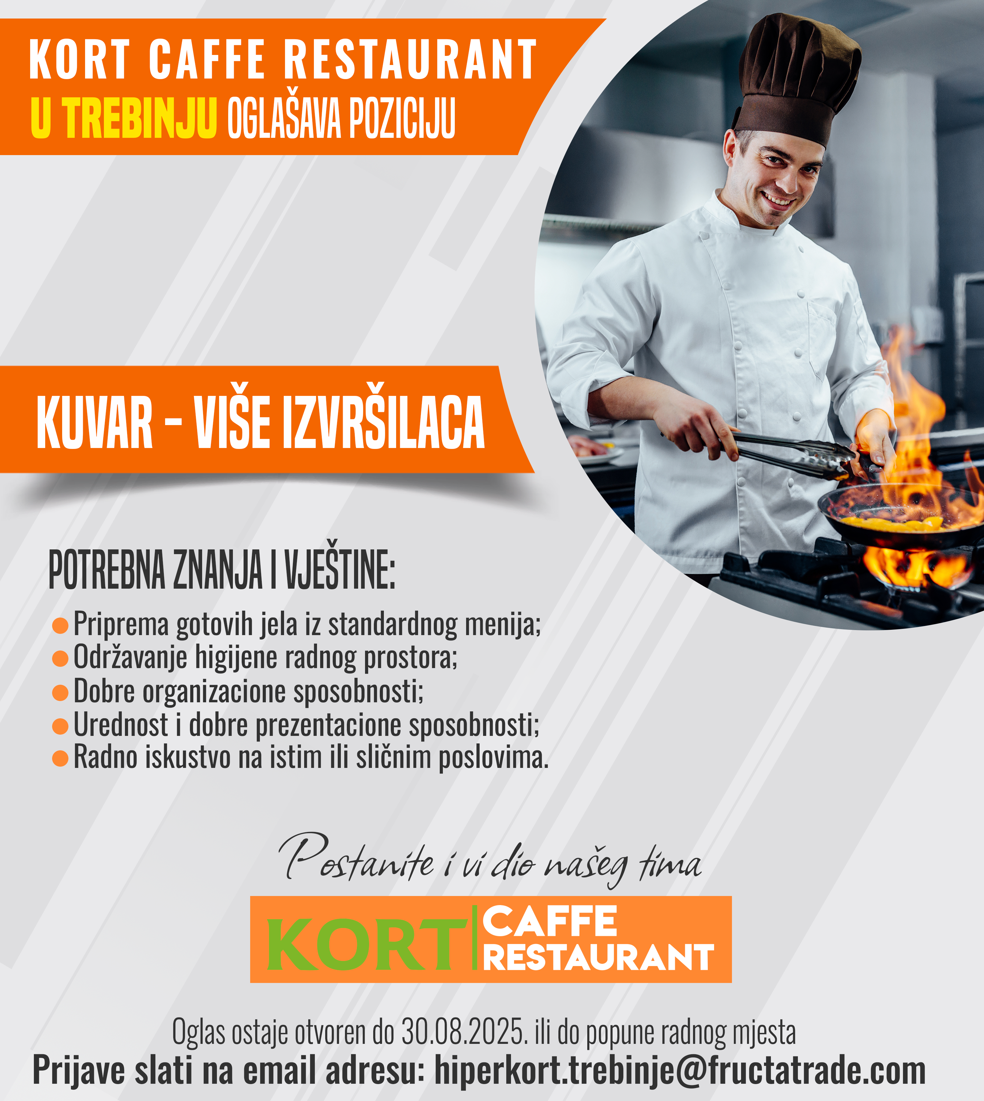 Kuvar (m/ž) - Fructa Trade d.o.o Kuvar (m/ž)