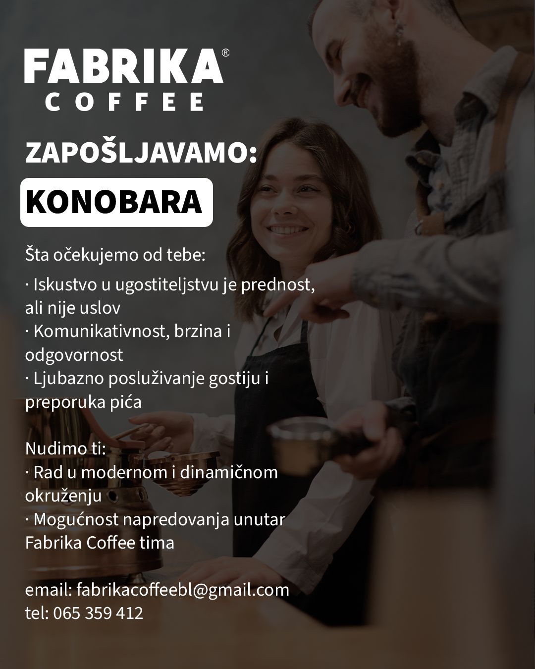 Konobar (m/ž)