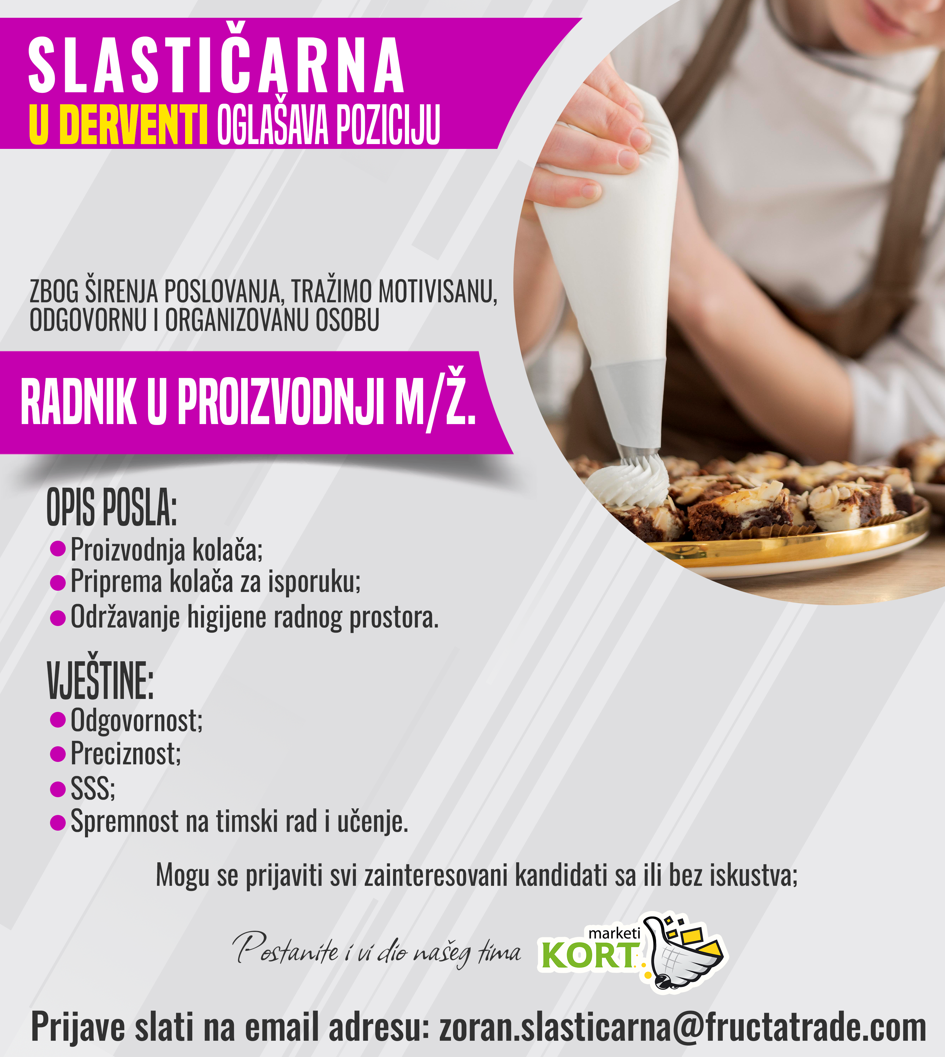 Radnik u proizvodnji (m/ž) - Fructa Trade d.o.o Radnik u proizvodnji (m/ž)