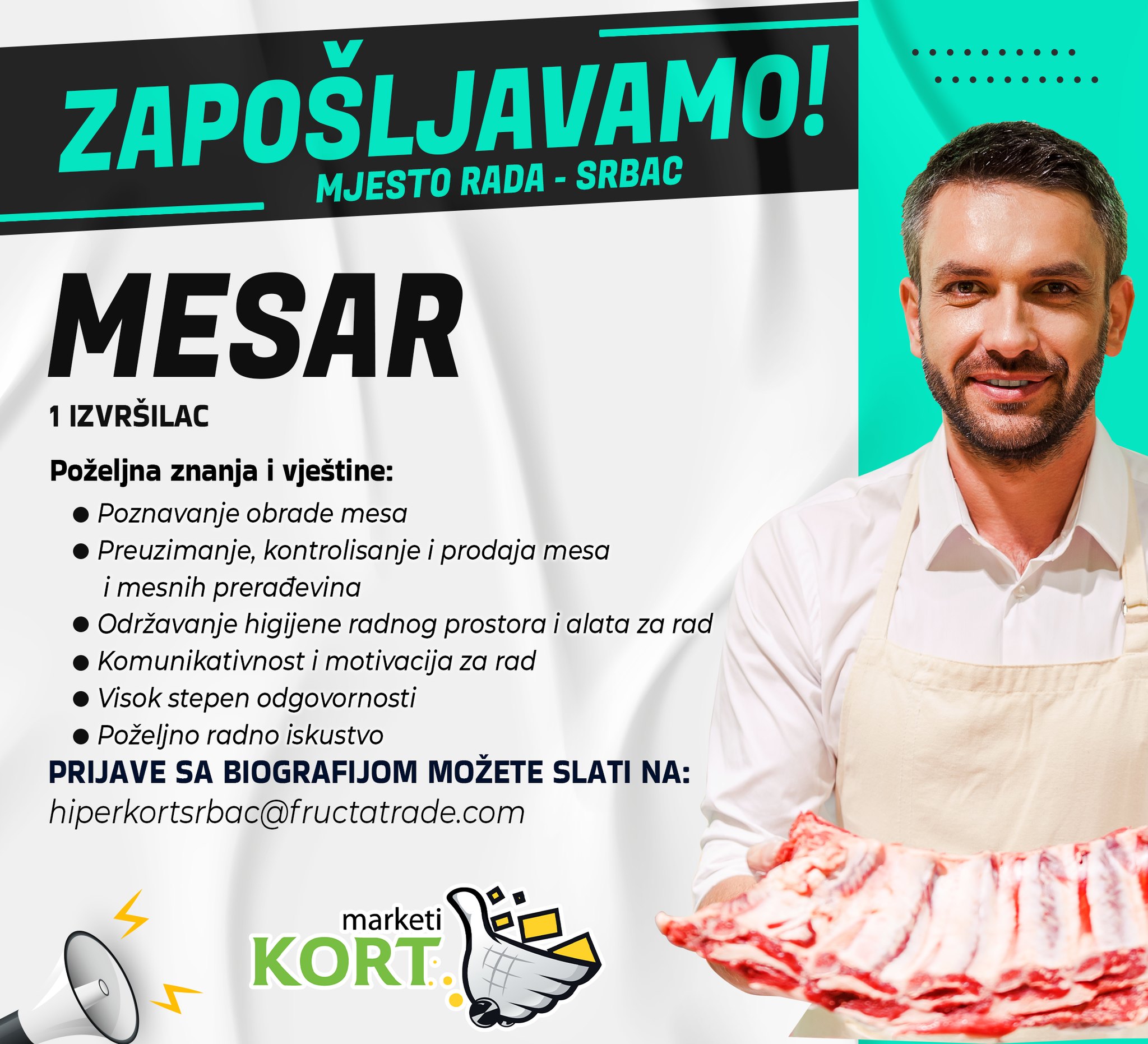 Mesar (m/ž) - Fructa Trade d.o.o Mesar (m/ž)