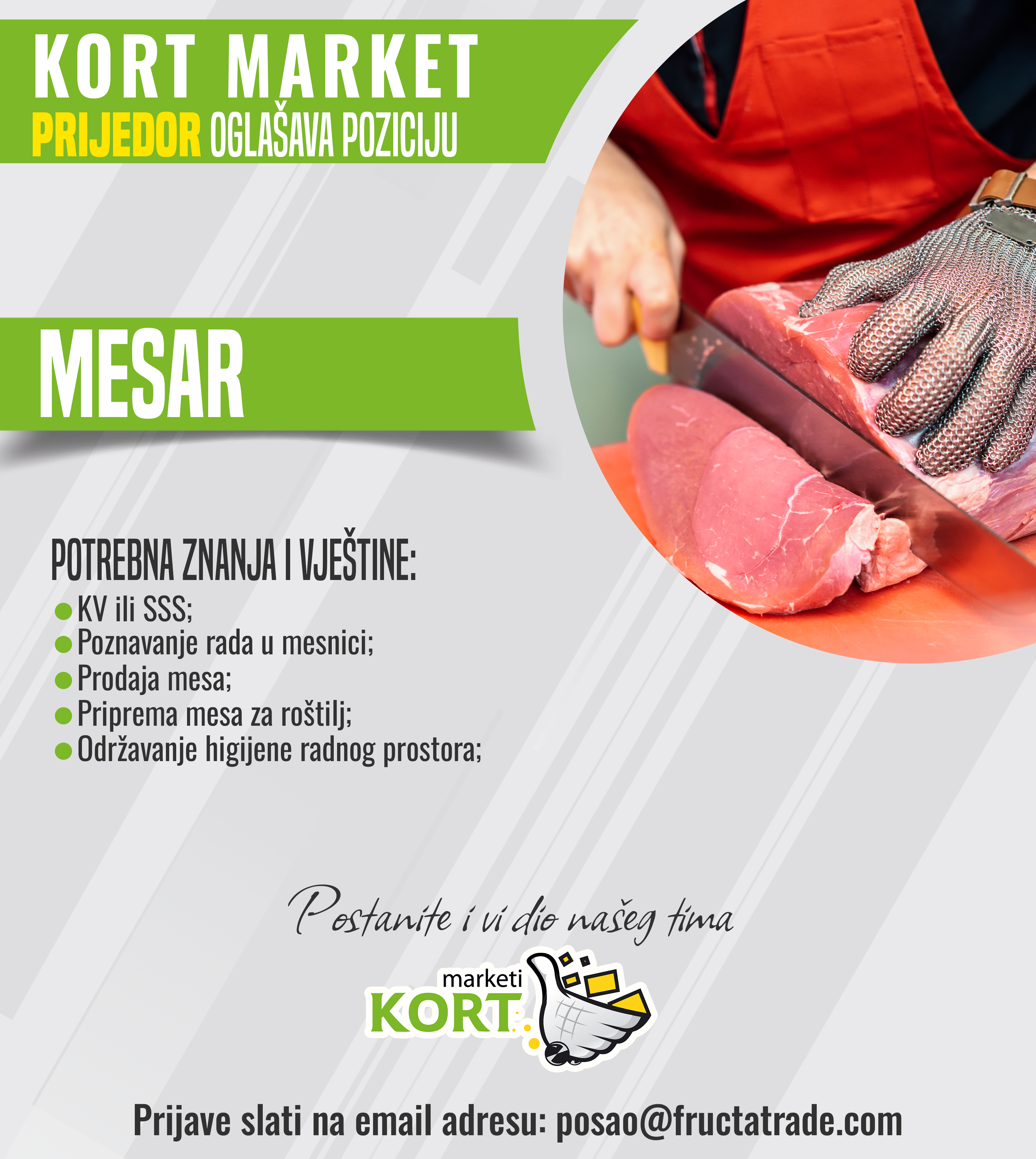 Mesar (m/ž) - Fructa Trade d.o.o Mesar (m/ž)