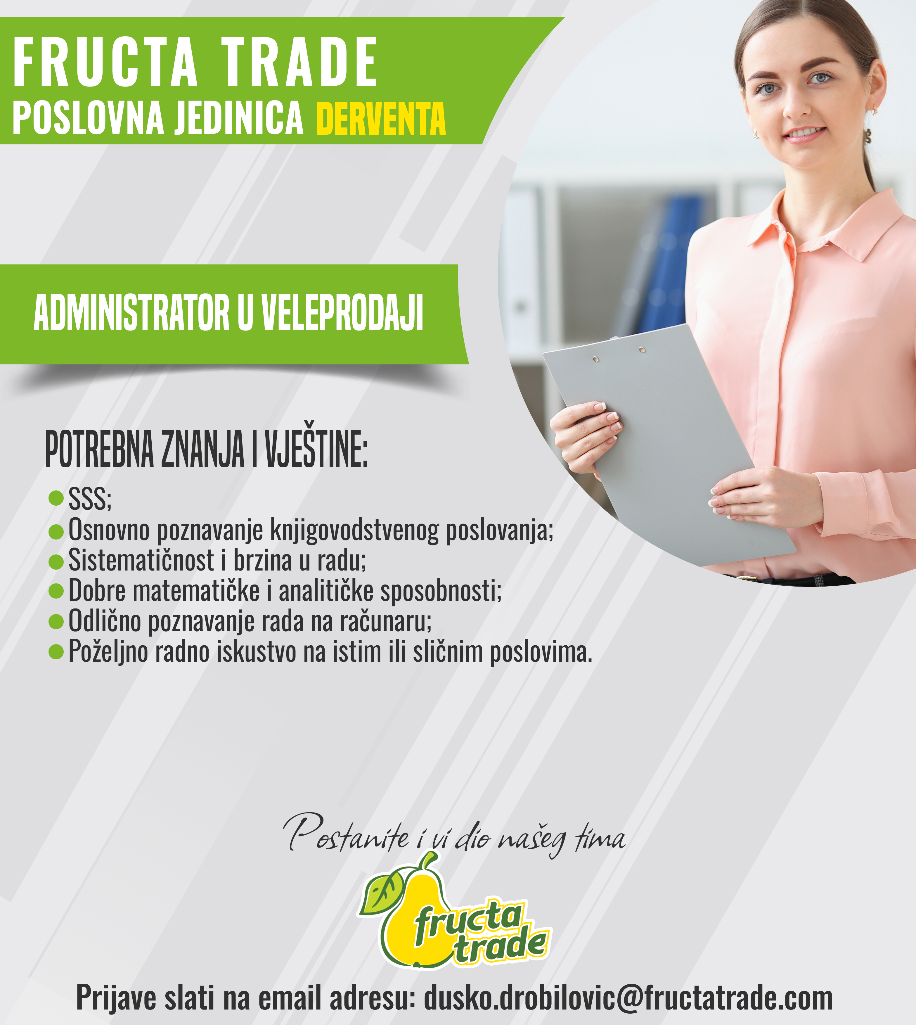 Administrator u veleprodaji (m/ž)