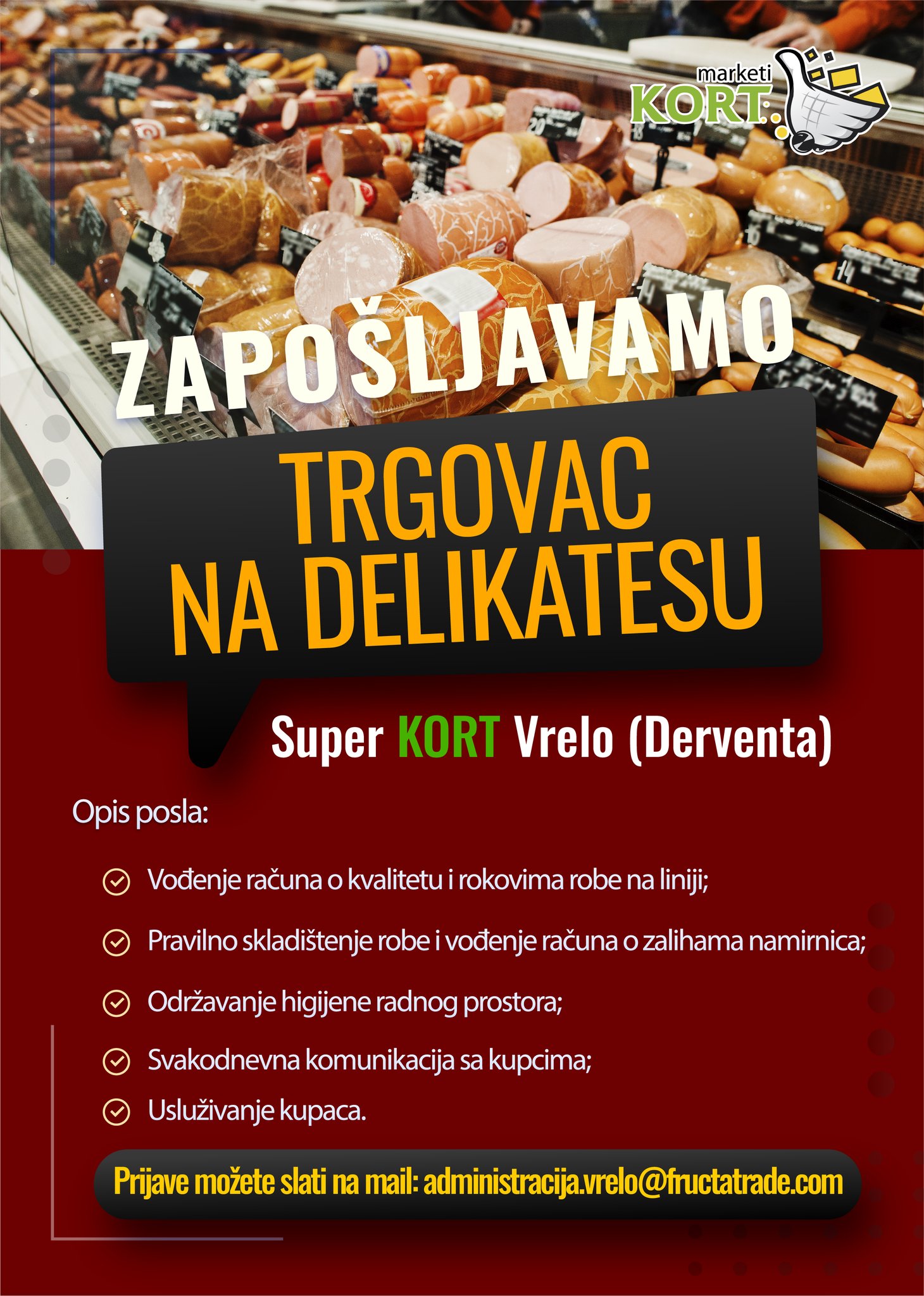 Trgovac na delikatesu (m/ž)