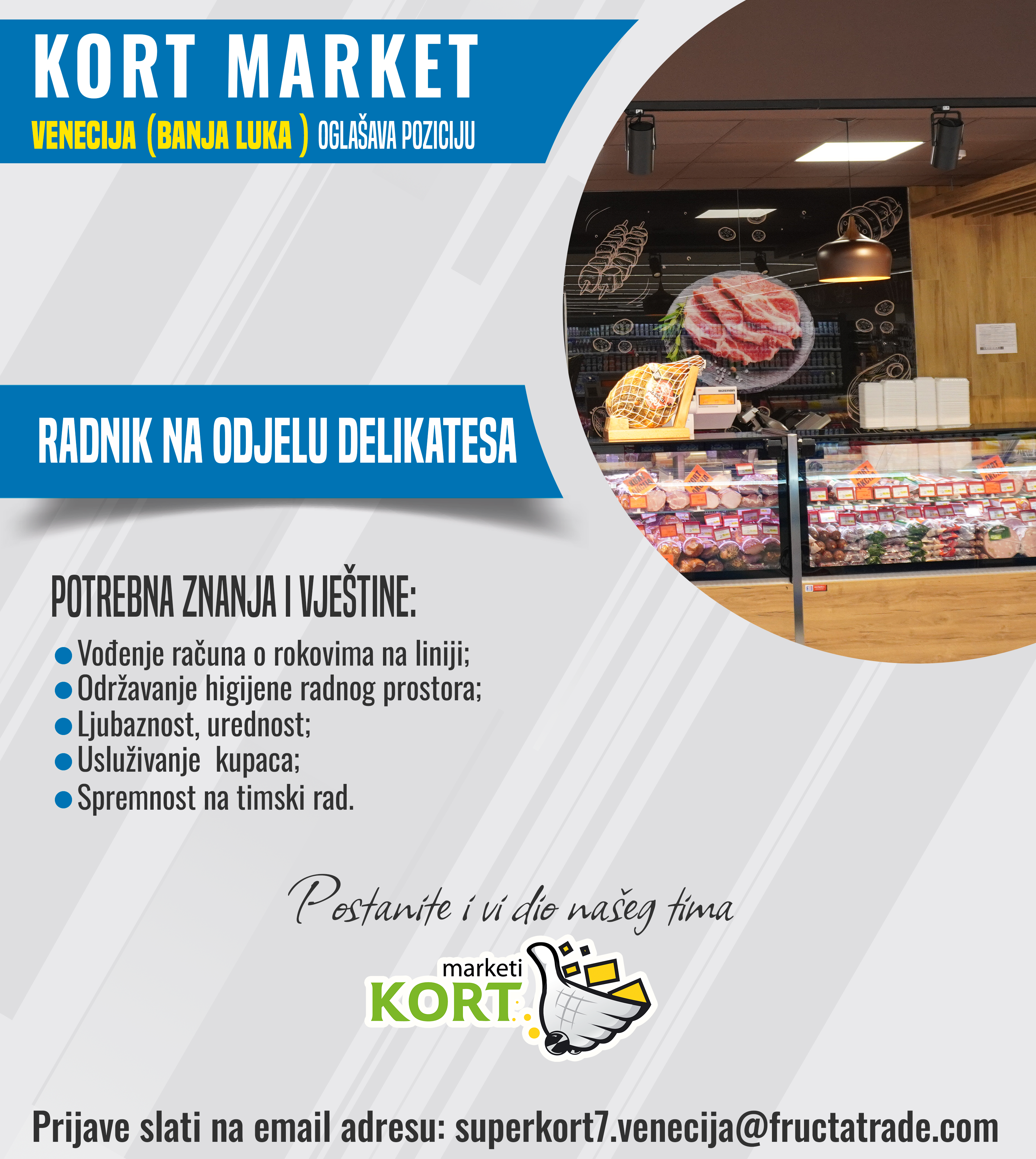 Radnik na odjelu delikatesa (m/ž)