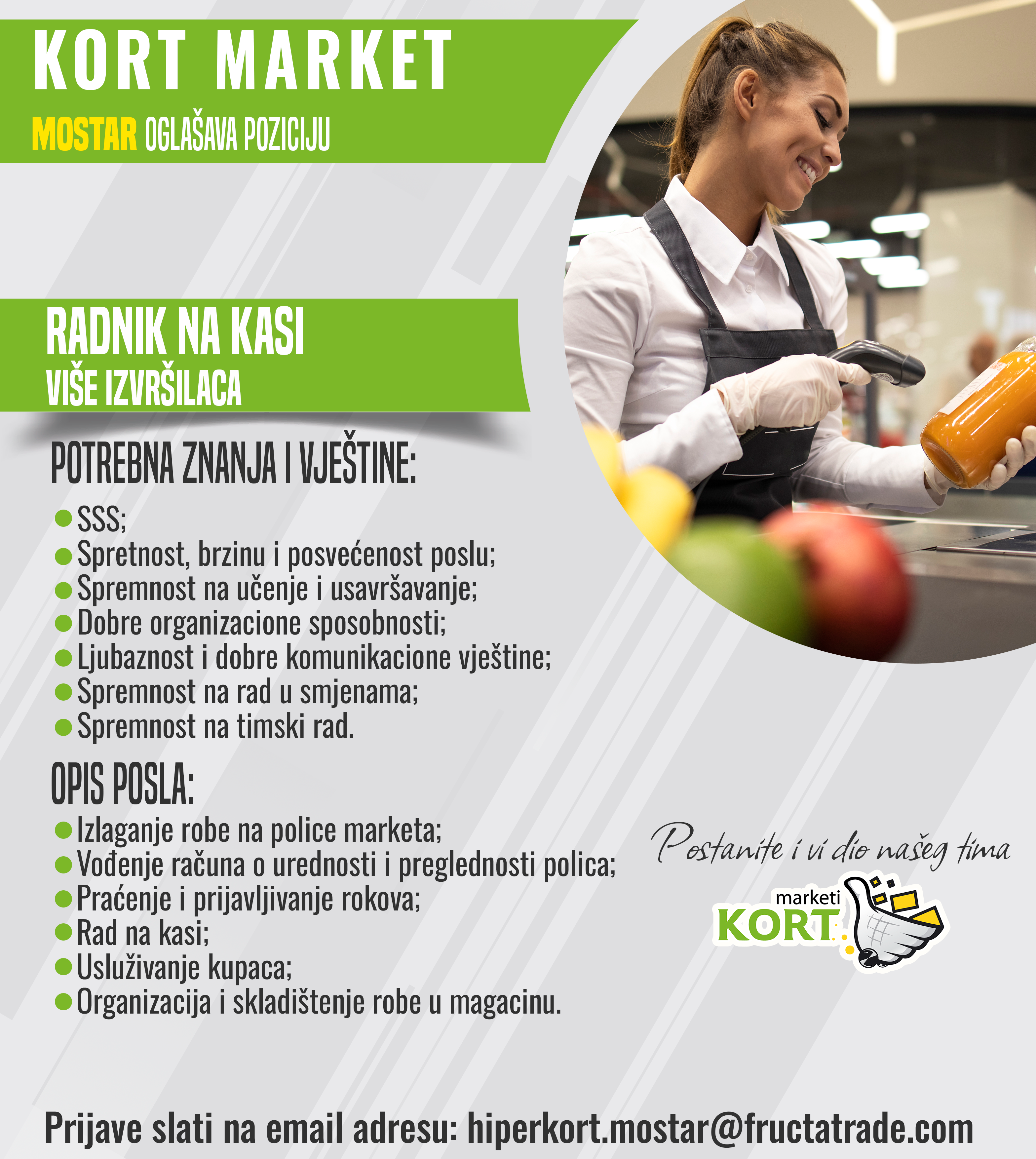 Trgovac na kasi (m/ž)