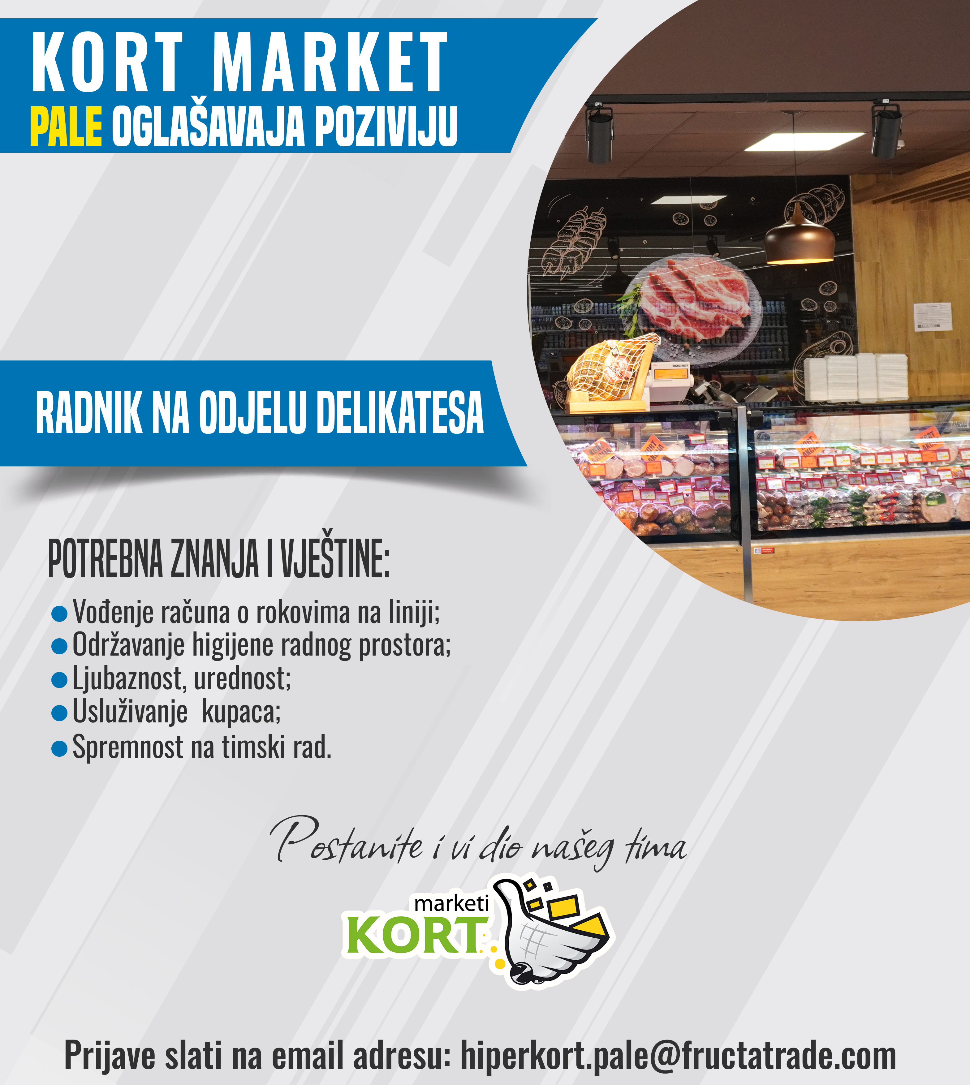 Radnik na odjelu delikatesa (m/ž)