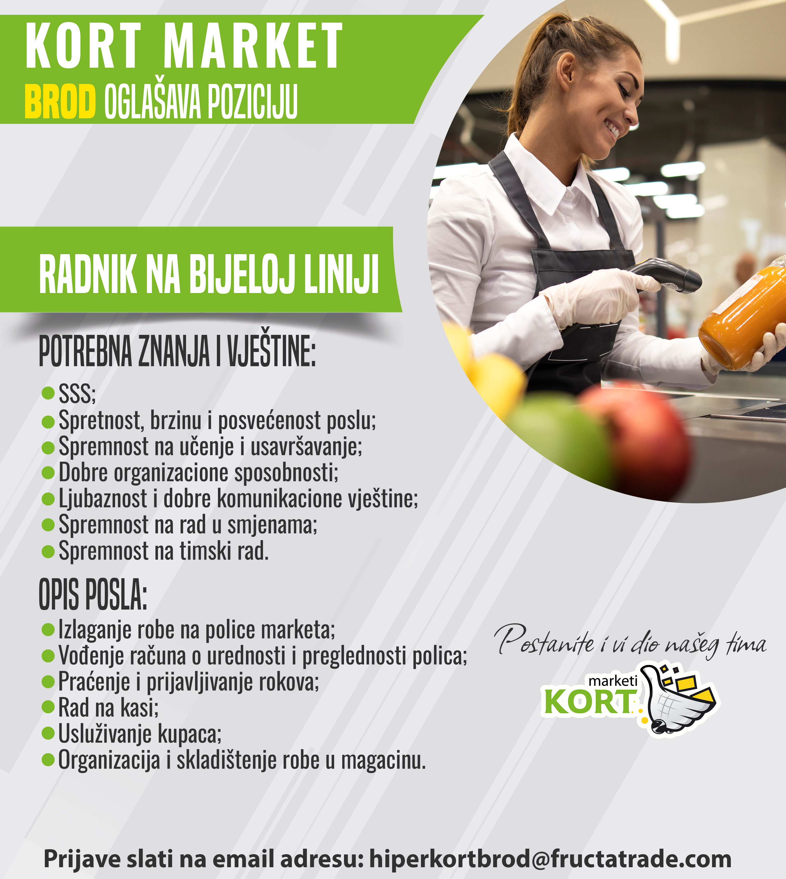 Radnik na bjeloj liniji (m/ž)