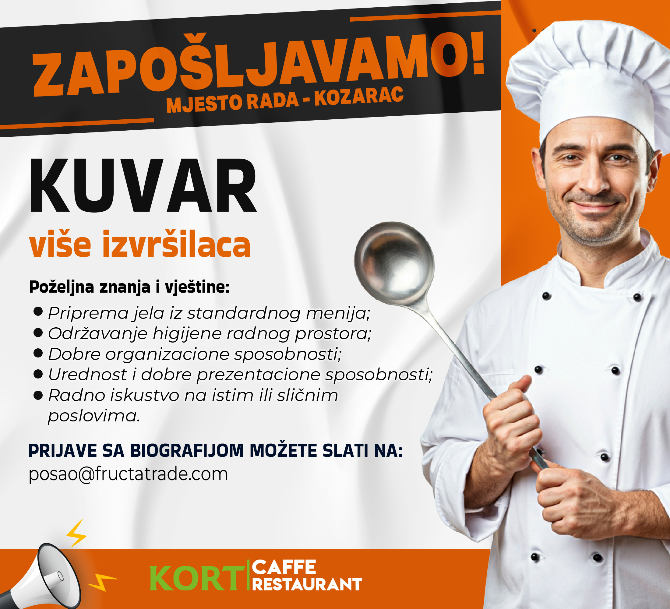 Kuvar (m/ž)