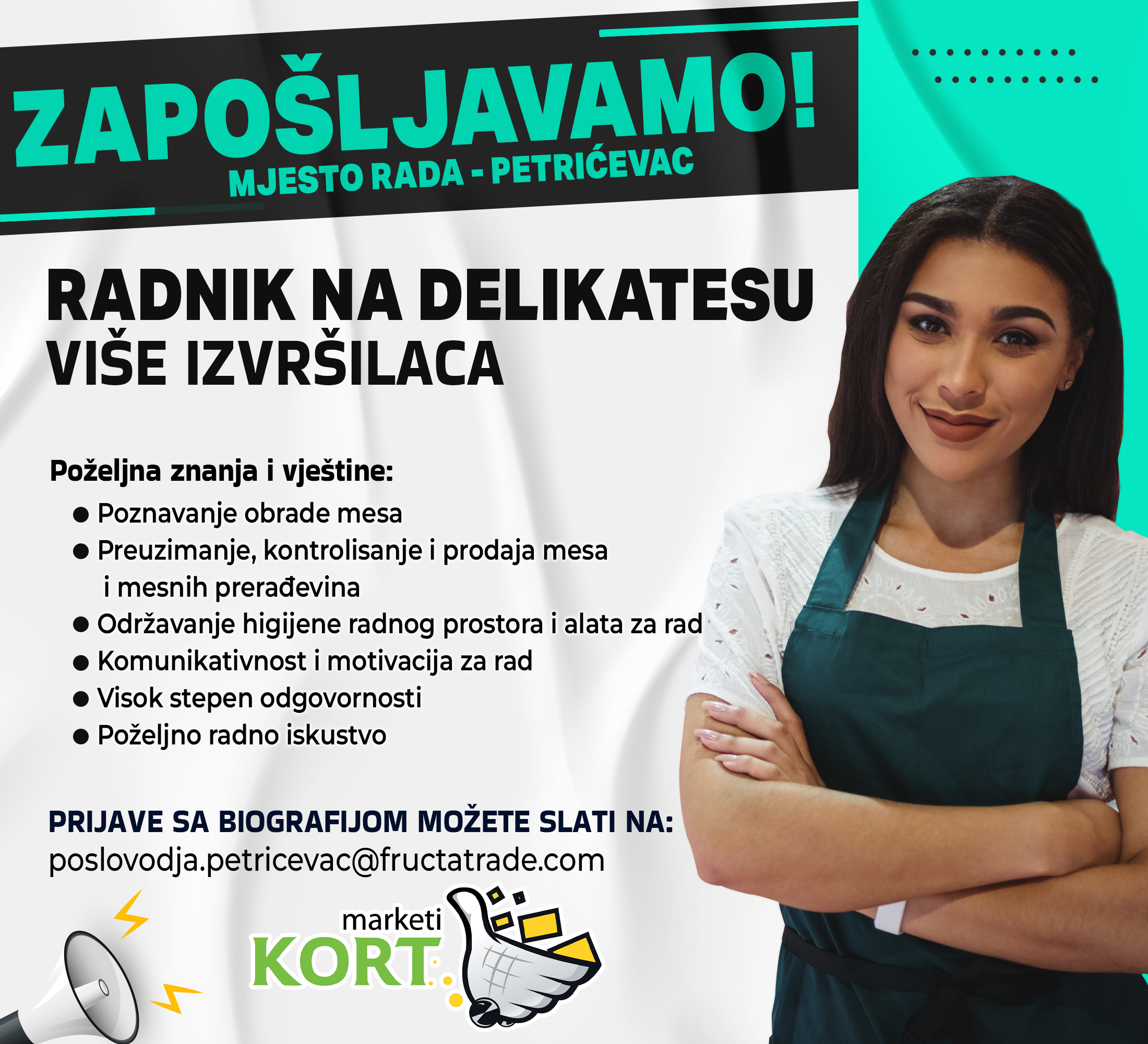 Radnik na odjelu delikatesa (m/ž)