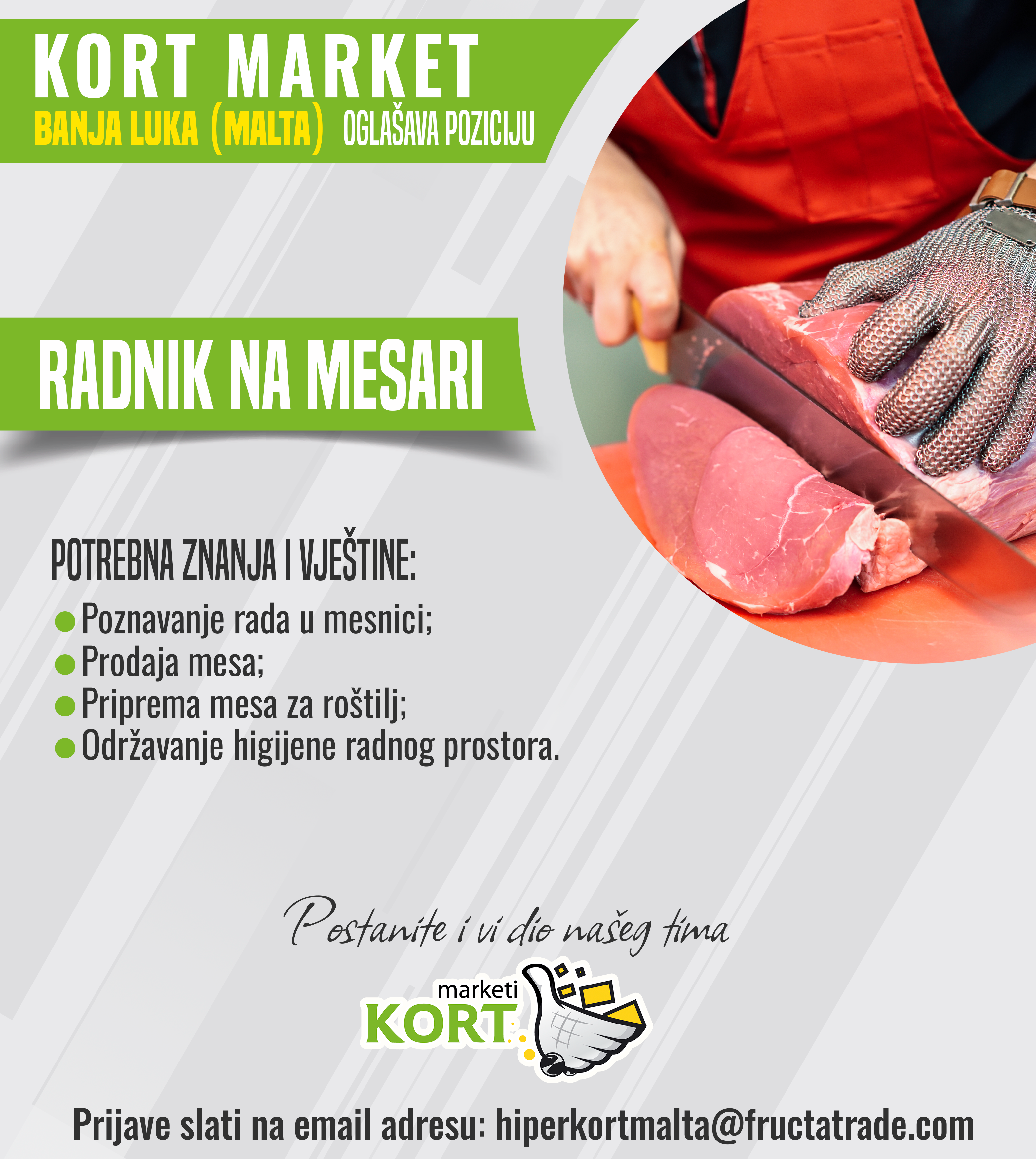 Radnik na mesari (m/ž)