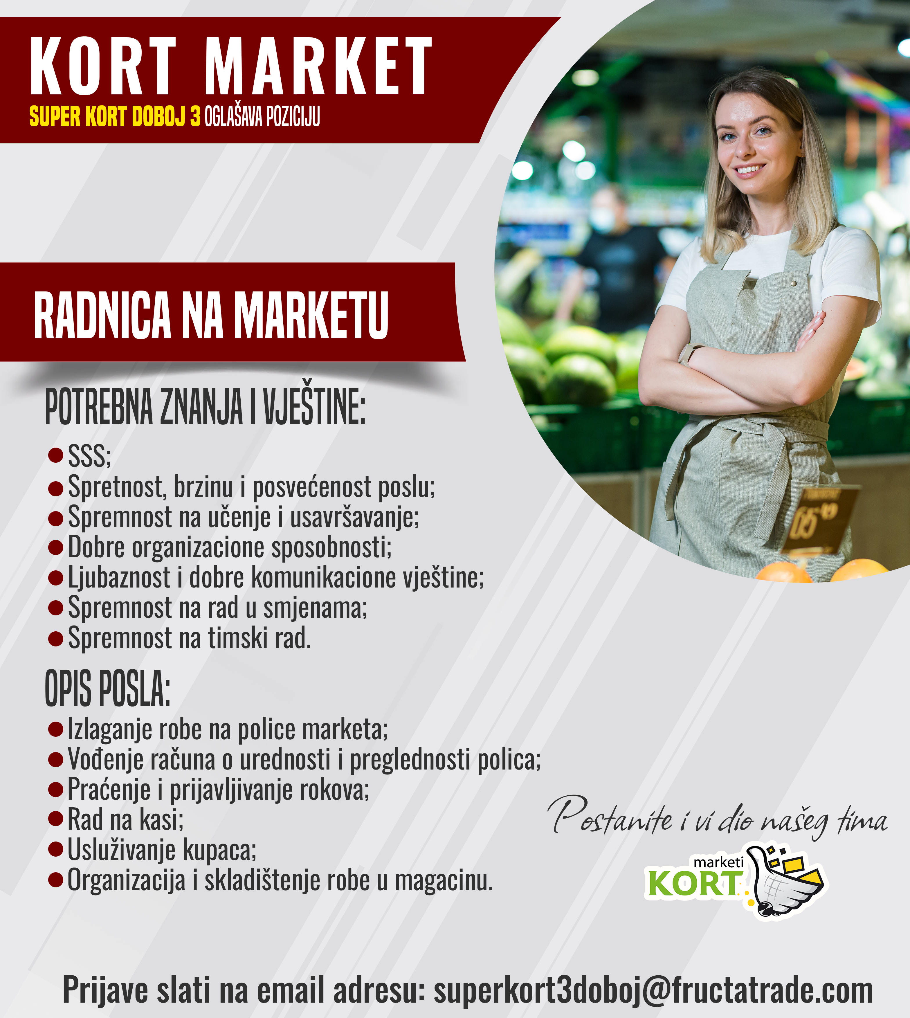 Radnica na marketu (m/ž)