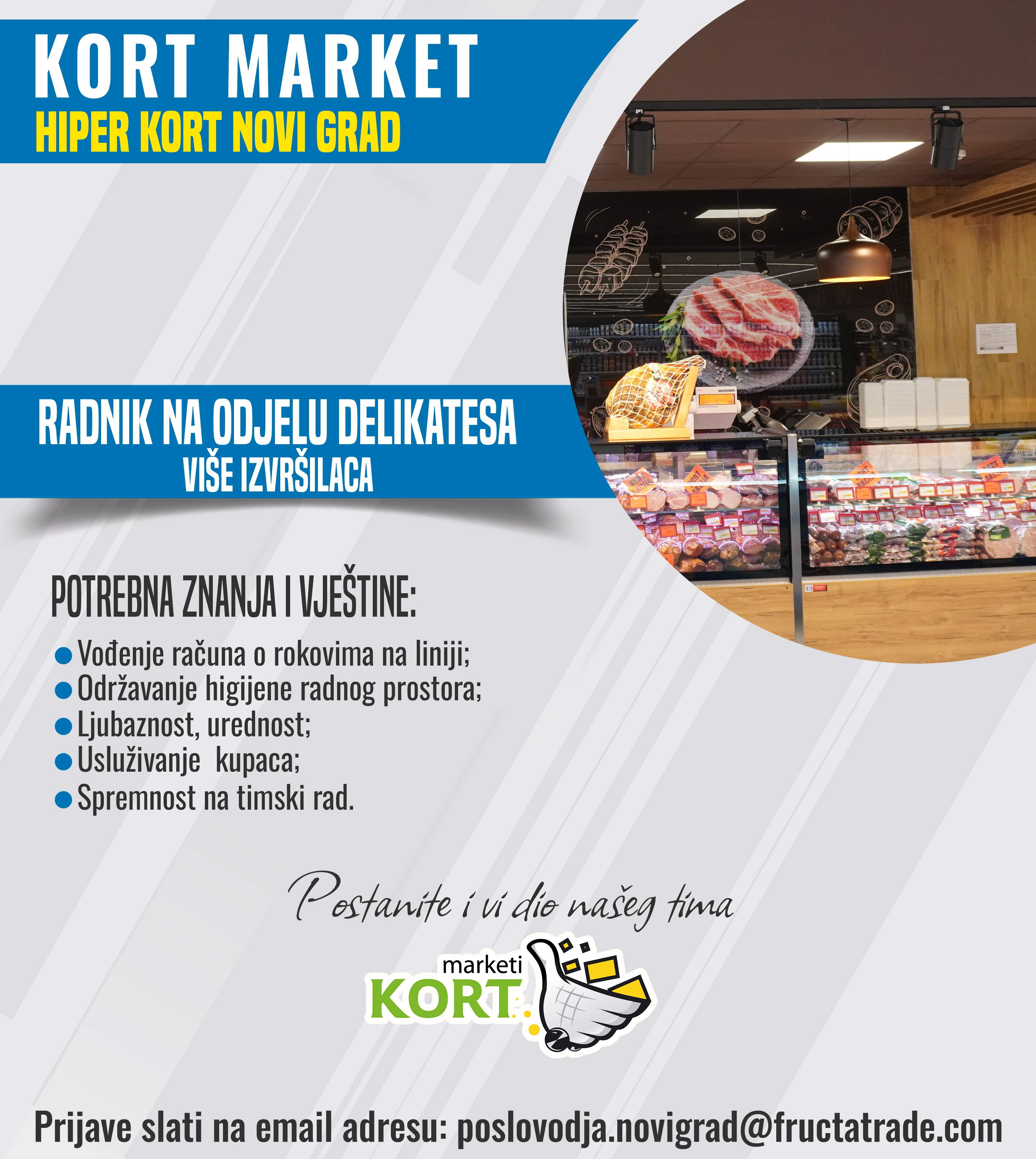 Radnik na odjelu delikatesa (m/ž)