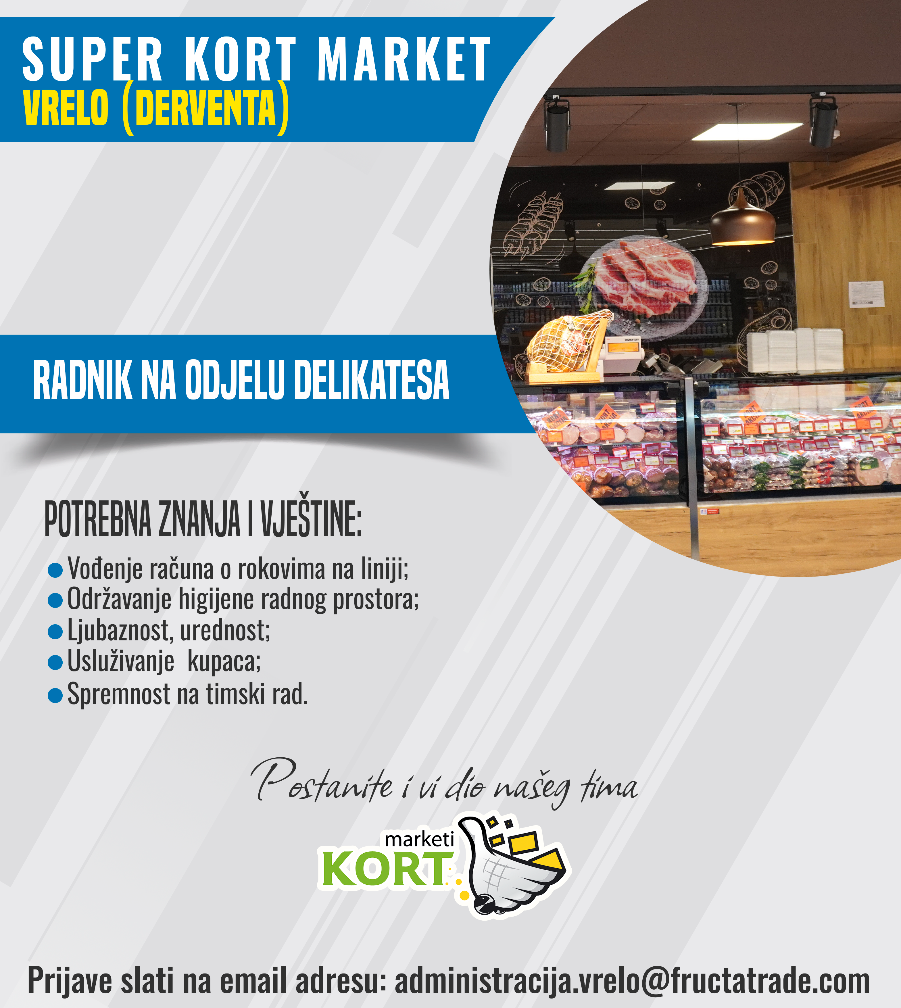 Radnik na odjelu delikatesa (m/ž)