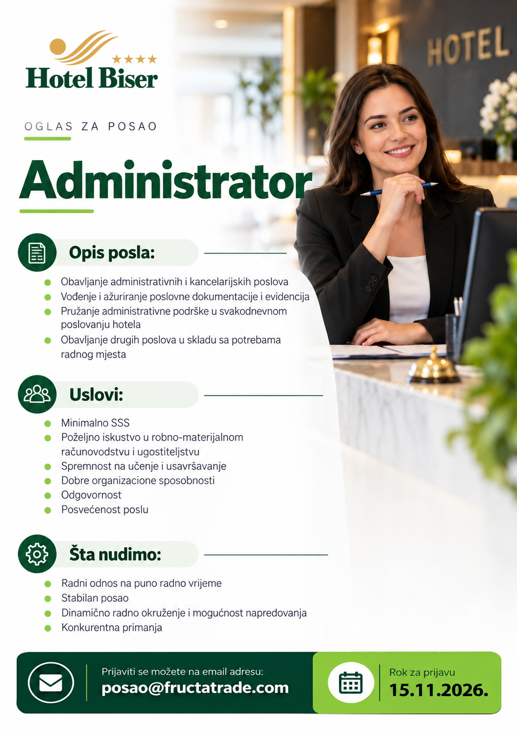 Administrator (m/ž)