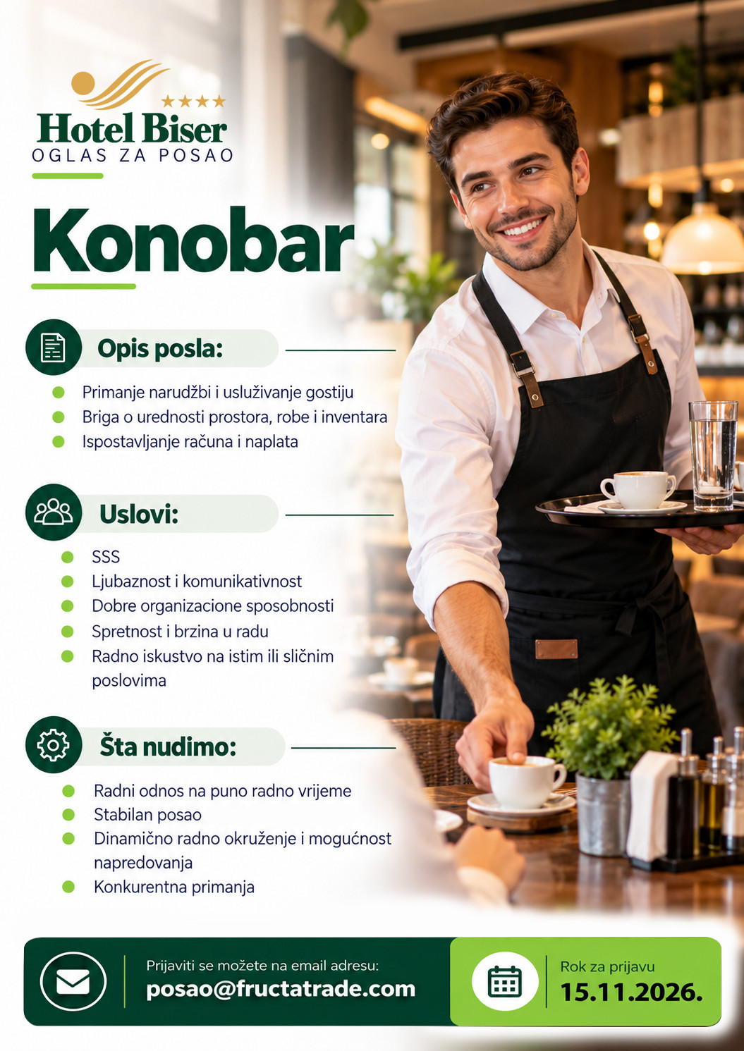 Konobar (m/ž)