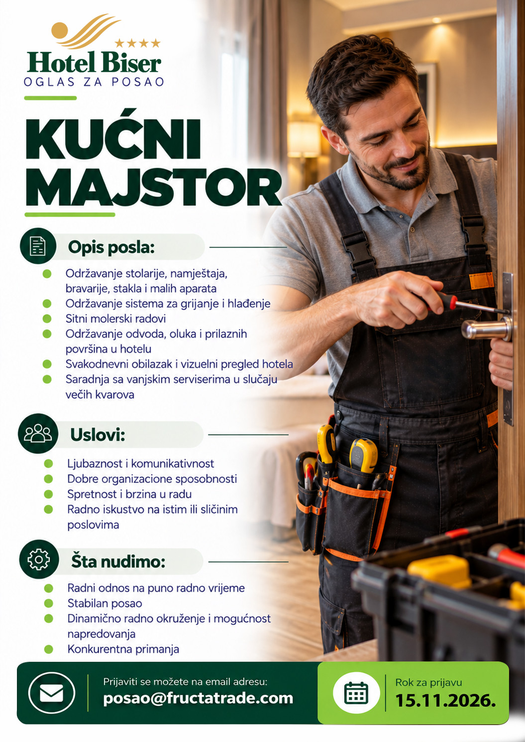 Kućni majstor (m/ž)